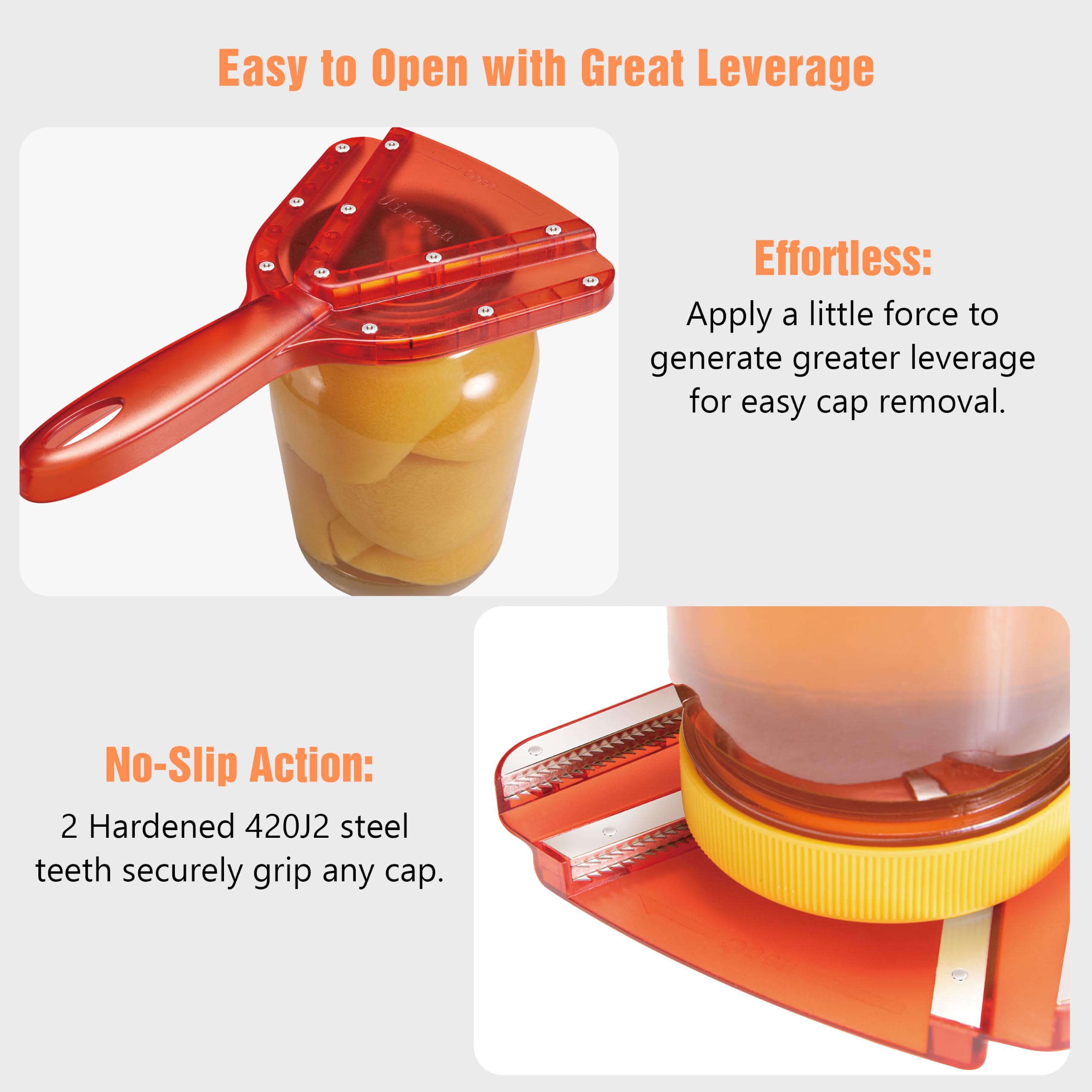 Uinxan Patented Jar Opener, Ideal for Weak Hands & Seniors with A by Uinxan - Angle View 5