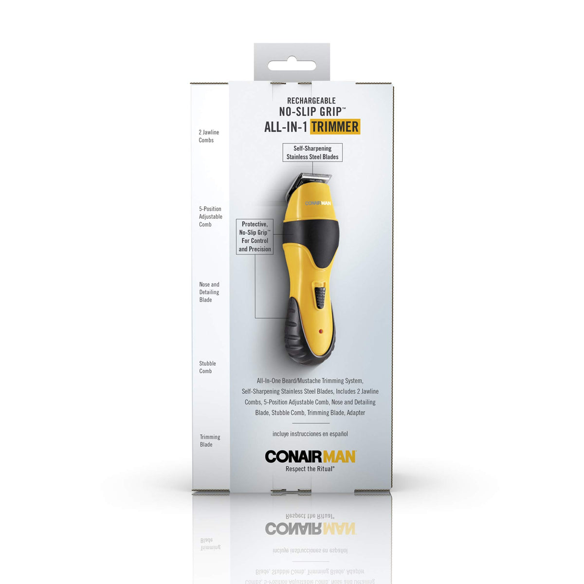 ConairMAN All in One Beard Trimmer for Men for Face Nose and - Conair Official Imagery - 7