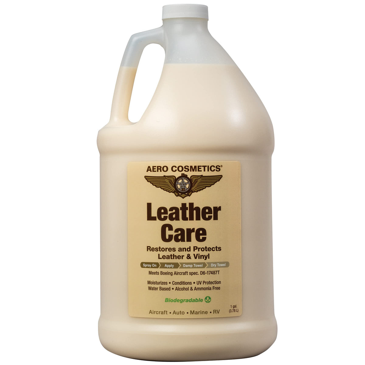 Leather Cleaner and Conditioner for Couch Car Seats Vinyl - Aero Cosmetics Official Imagery - 5