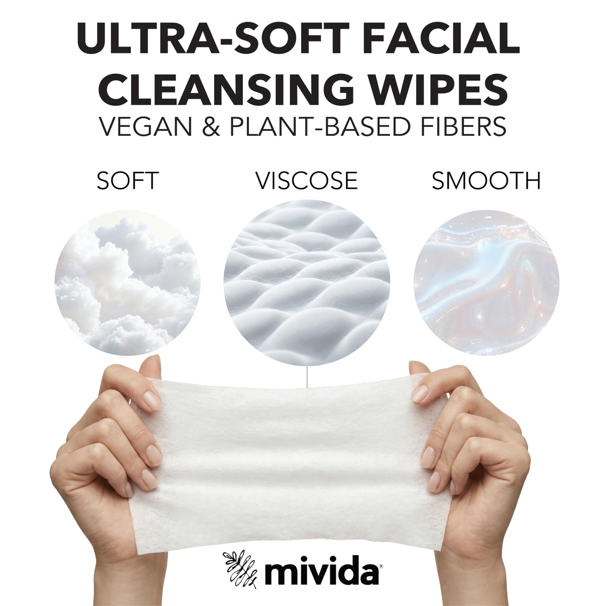 mivida Professional Makeup Remover Wipes Bulk Case - mivida Official Imagery - 5