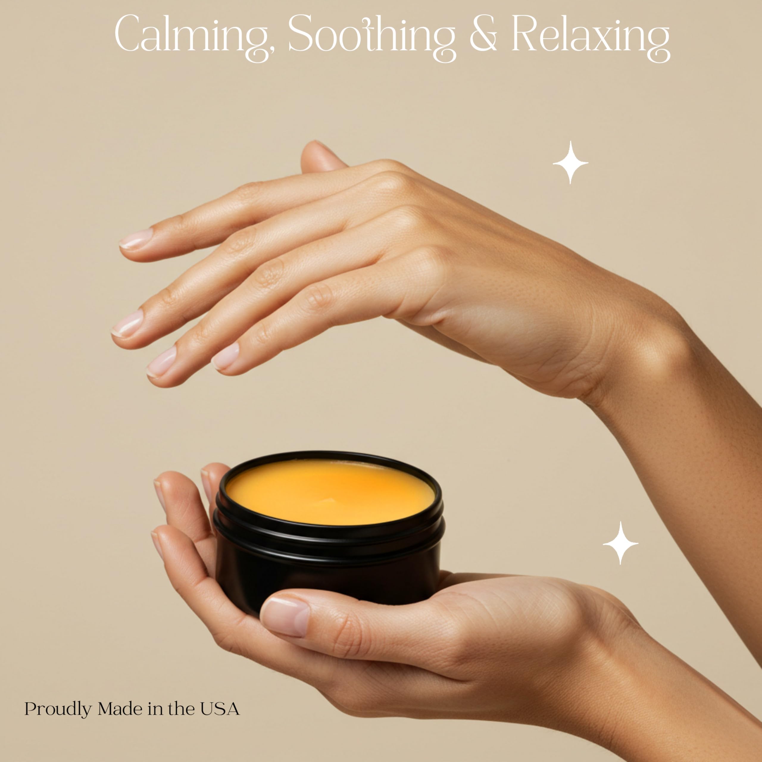 Beauty Glow Frankincense Resin Balm for muscles, joints, and skin, shown in a jar with resin and natural ingredients.