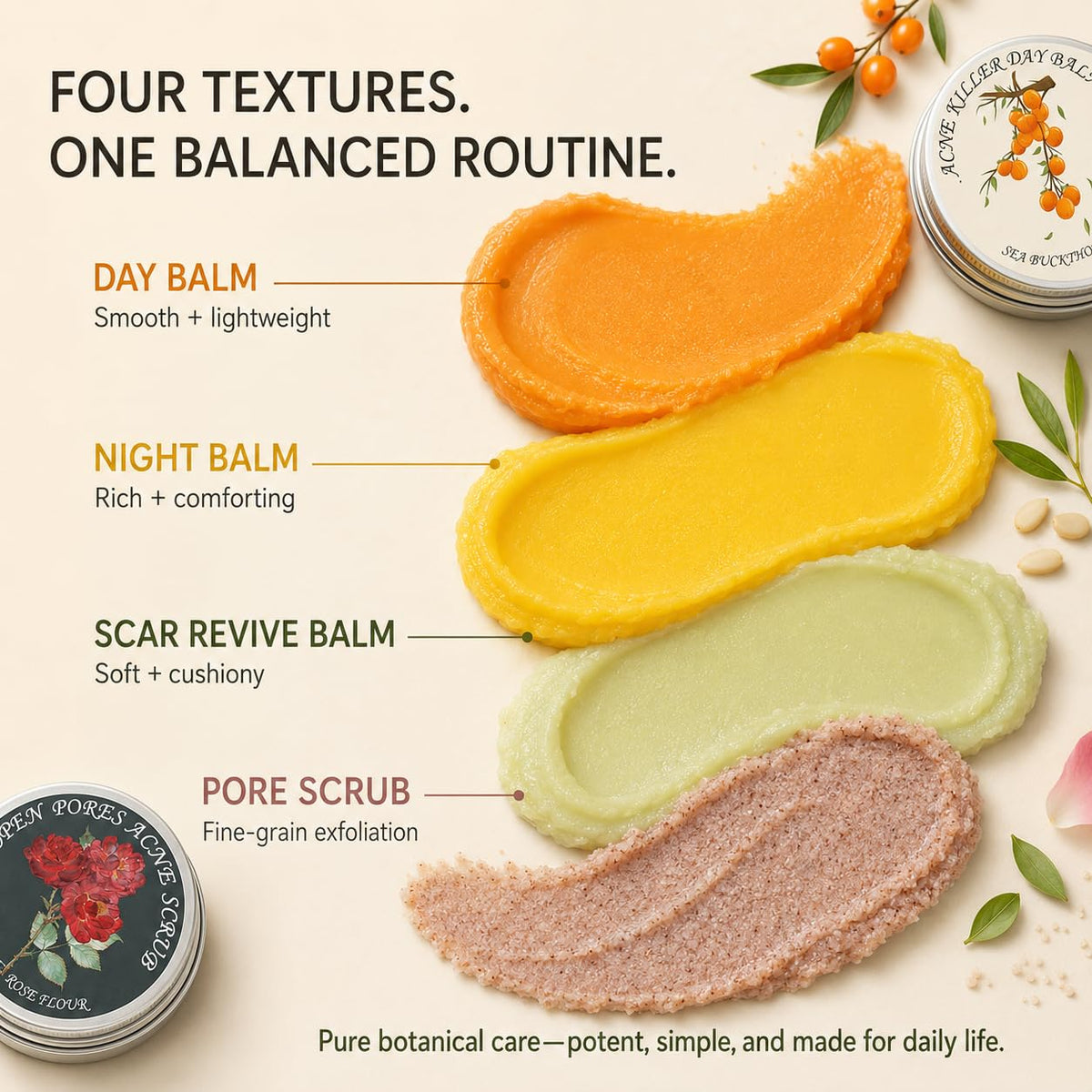 Organic Acne Redness Relief Set Organic Acne Redness Killer - SDXJIOGE Official Imagery - 4