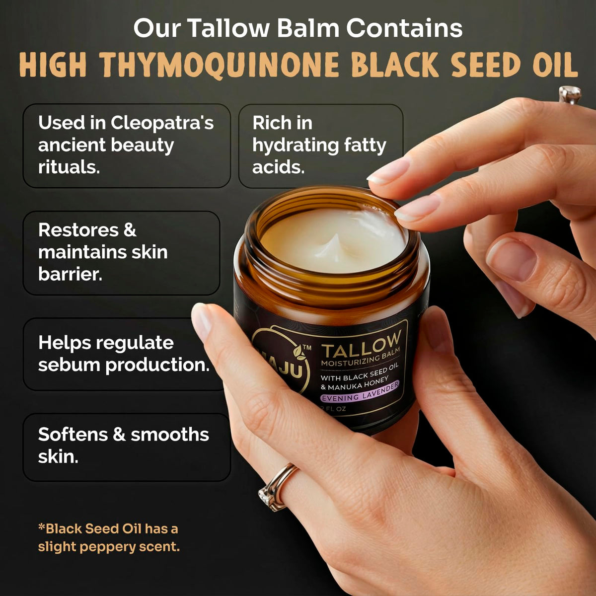 MAJU Tallow Honey Balm Evening Lavender Grass Fed Beef - Maju Superfoods Official Imagery - 7