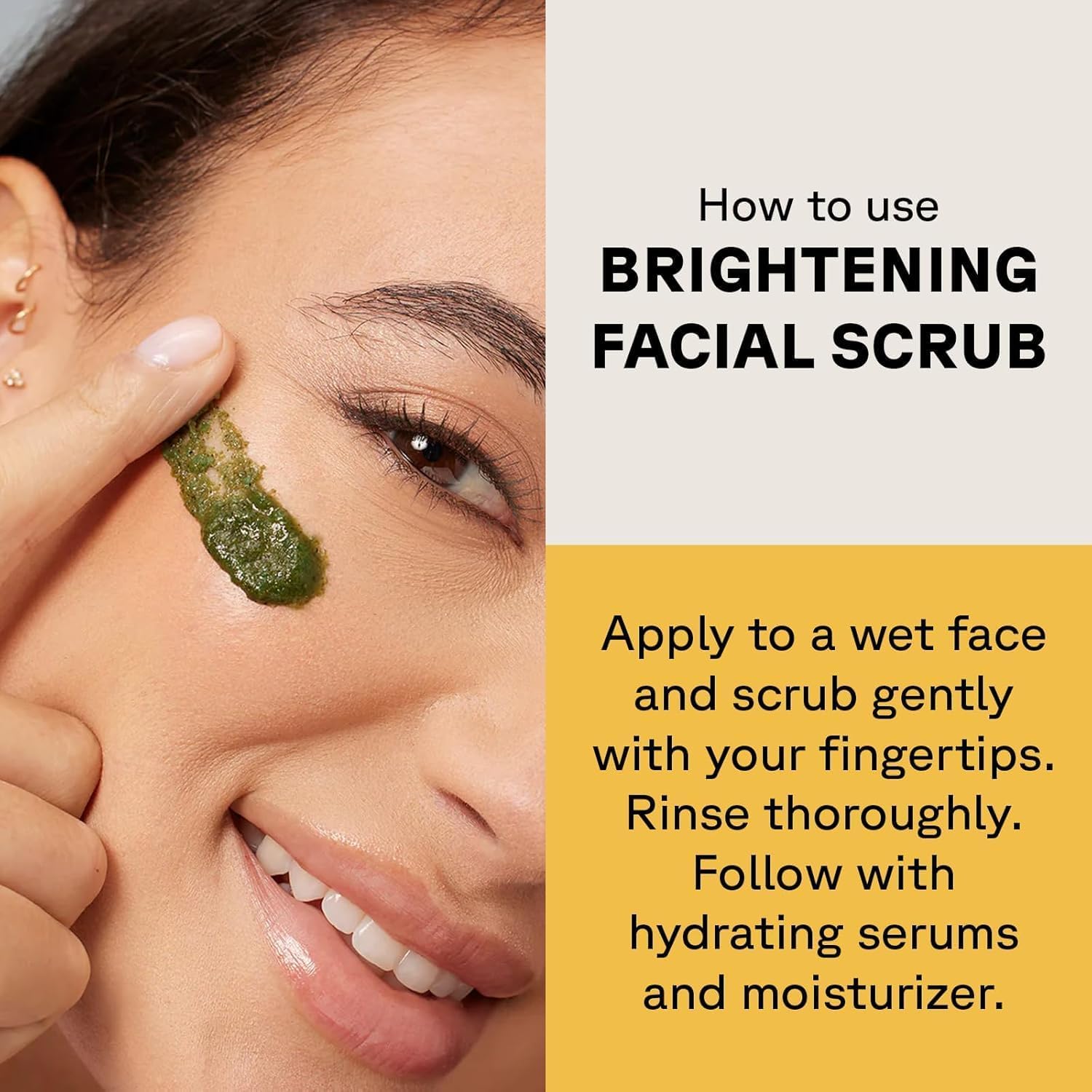 Acure Brightening Facial Scrub - Exfoliating Face Wash 4 fl oz - Acure Official Product View 7