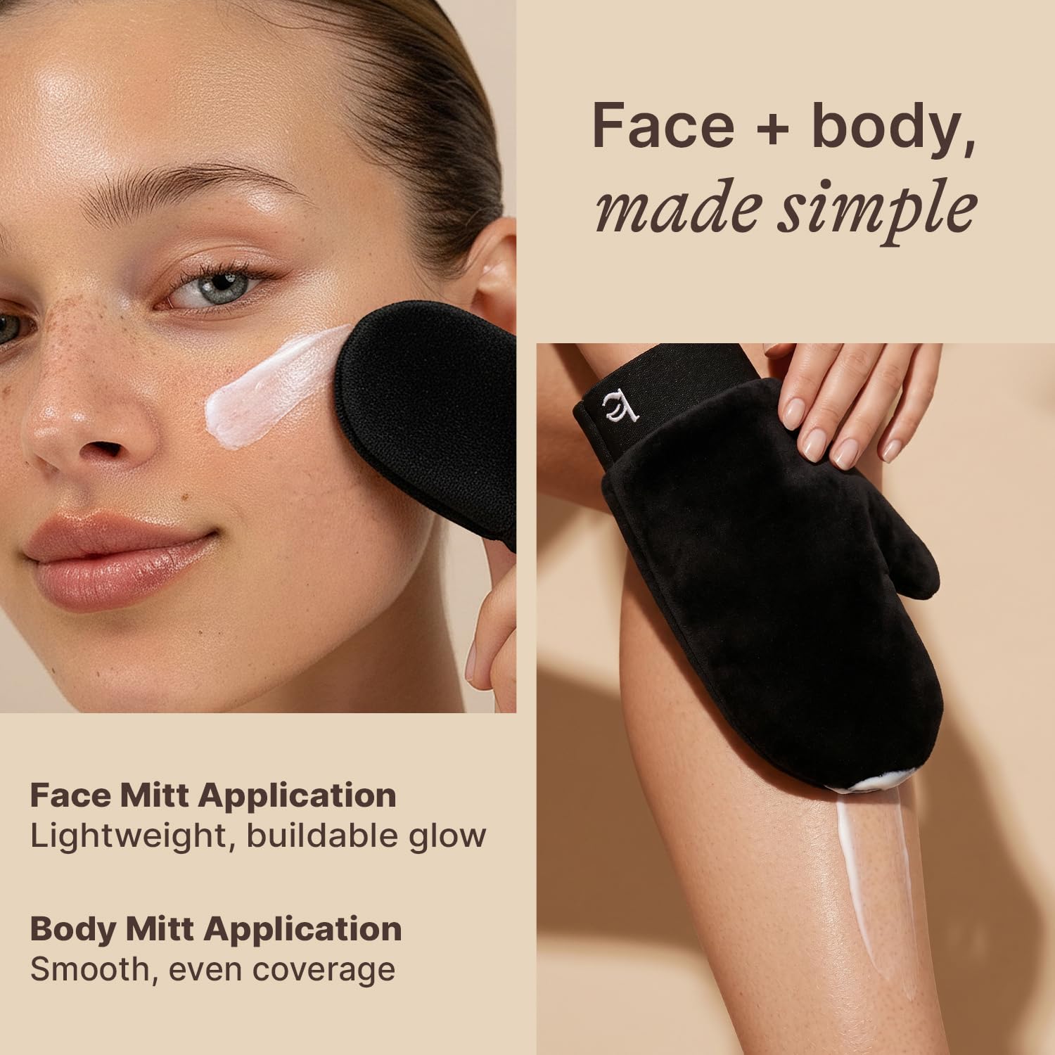 Self Tanner Face & Body - With Organic Aloe Vera & Shea Butter - Beauty by Earth Official Product View 6
