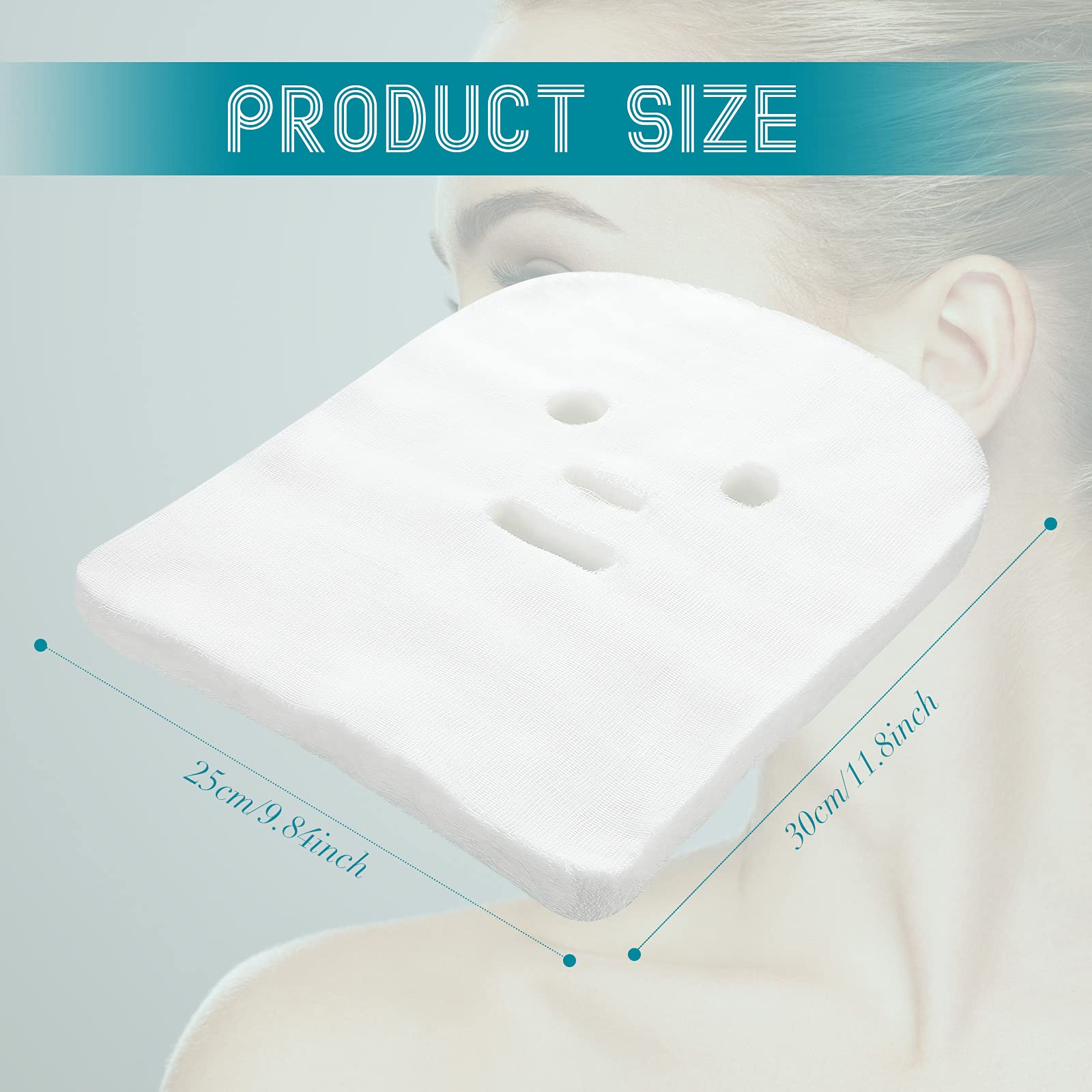 Maitys 150 Pieces Face Gauze for High Frequency, 10 x 12 Inch, - Maitys