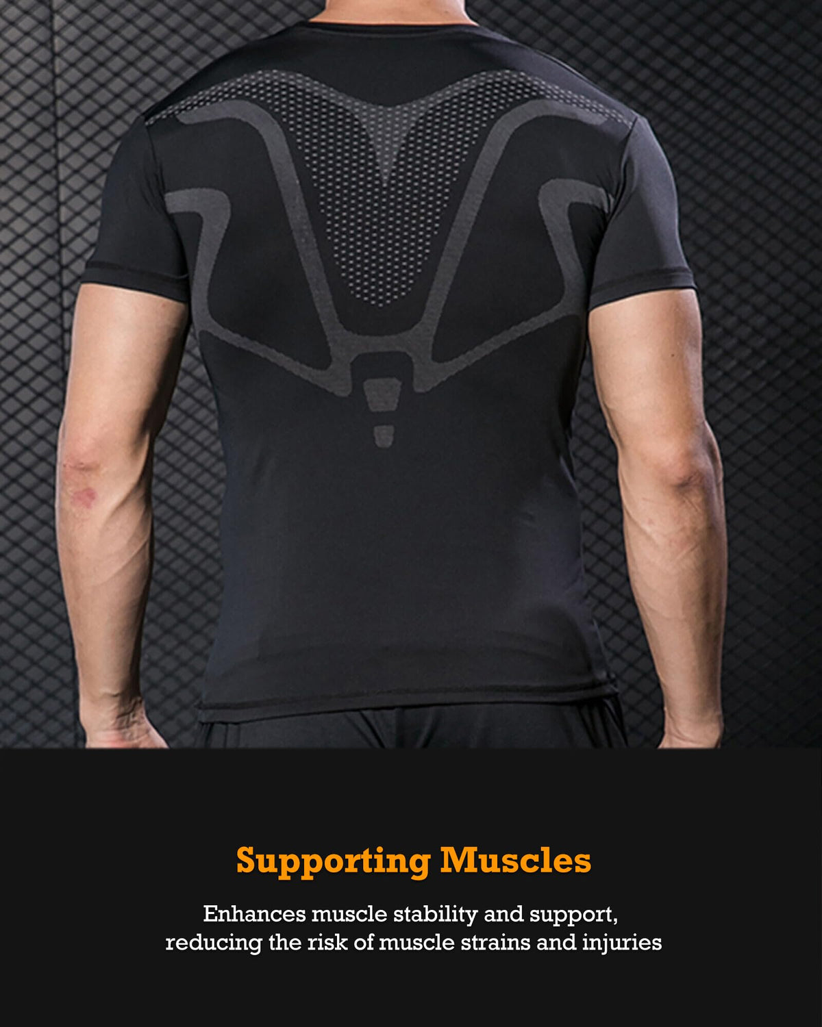 5PCS Gym Clothes for Men Workout Sets Compression Shirt - BOOMCOOL Official Imagery - 5