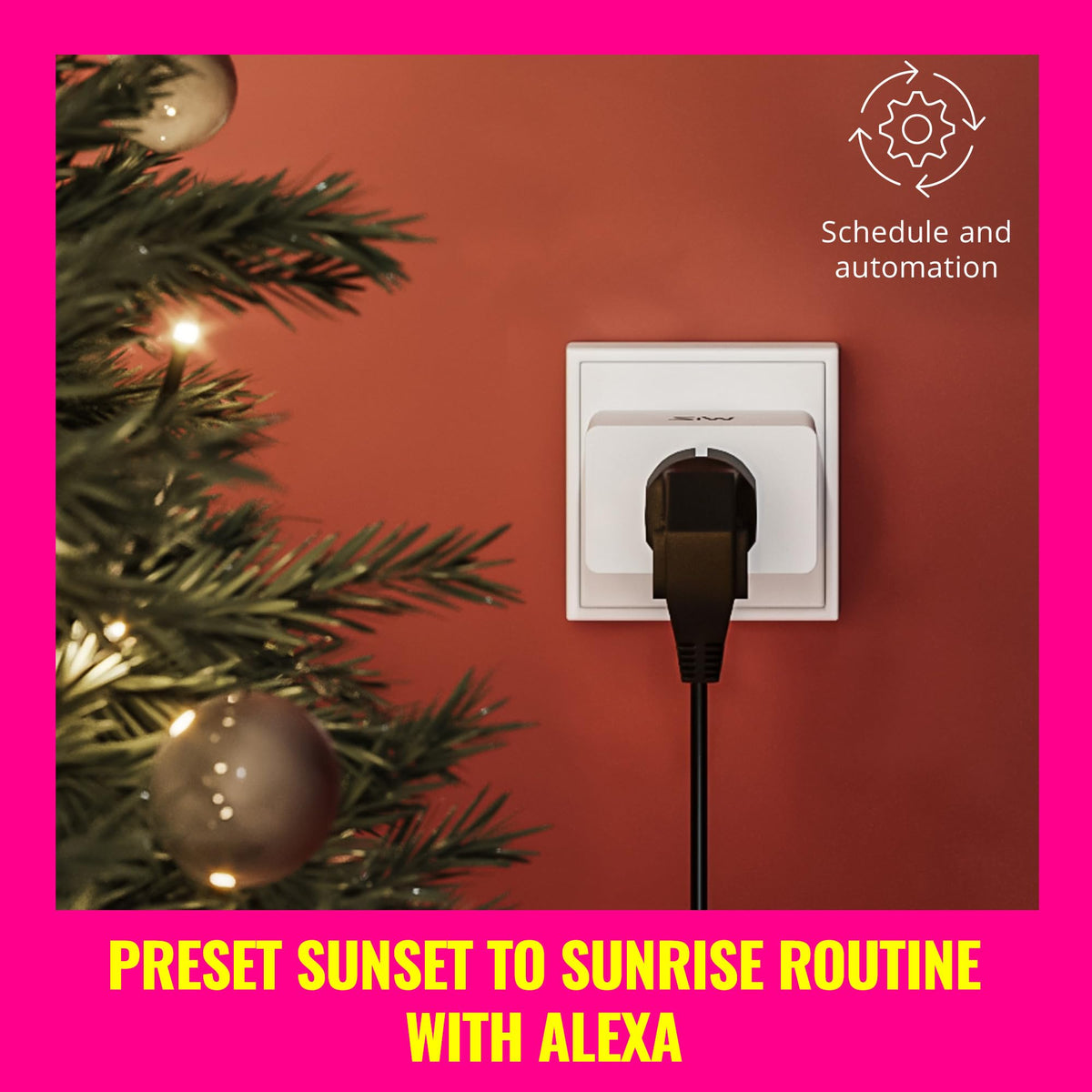 WiZ Smart Plug Sunset to Sunrise Automation Motion Detection - WiZ Connected Official Imagery - 4