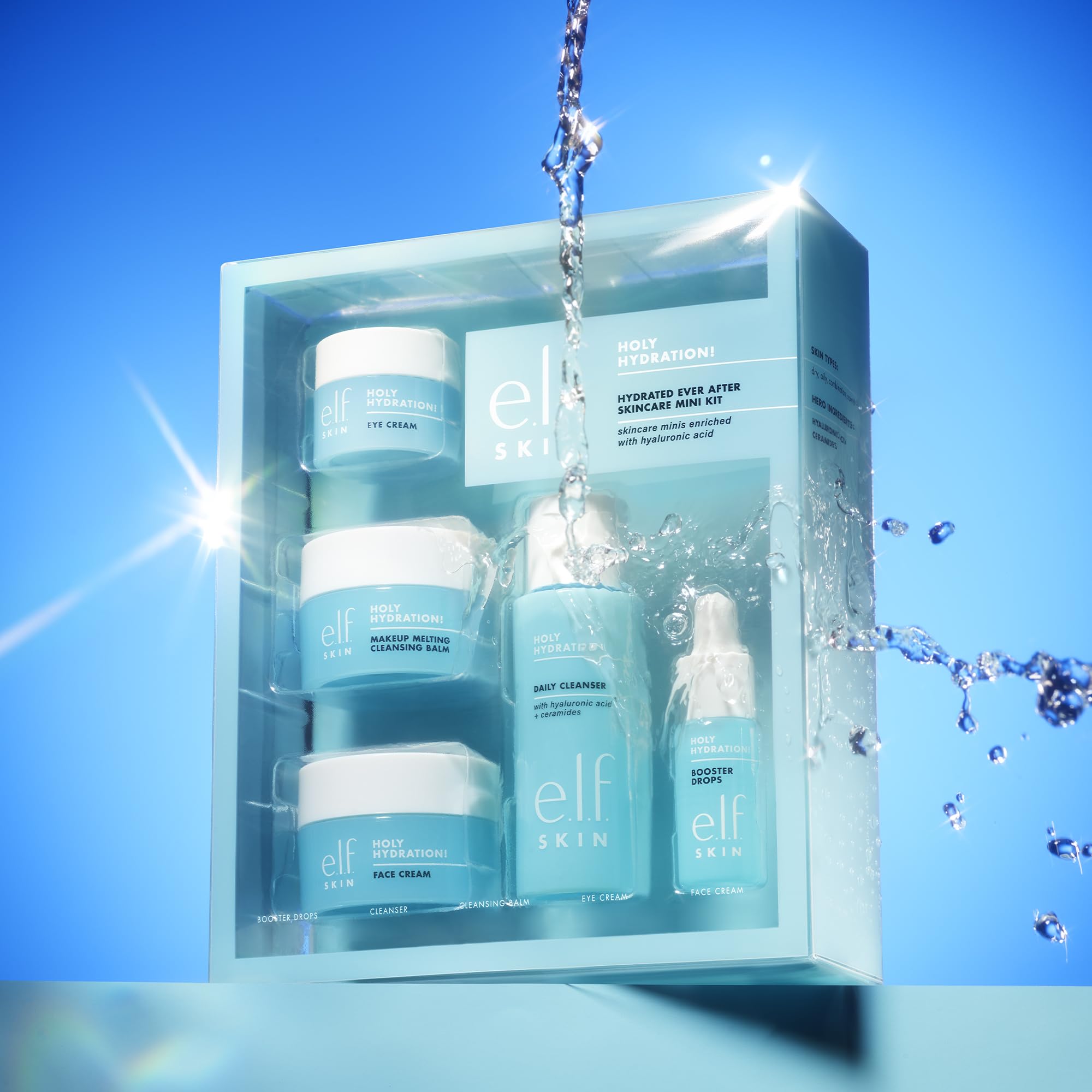 e.l.f. SKIN Holy Hydration! Hydrated Ever After Skincare Mini Kit, Cle - View 3