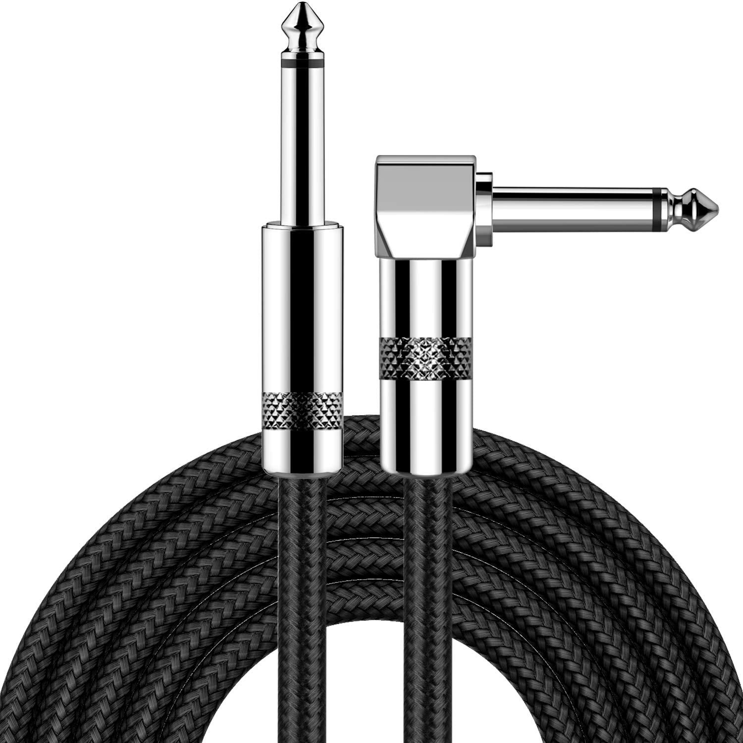 New Bee Guitar Cable 10 ft Electric Instrument Cable Bass AMP Cor by New Bee - Angle View 9