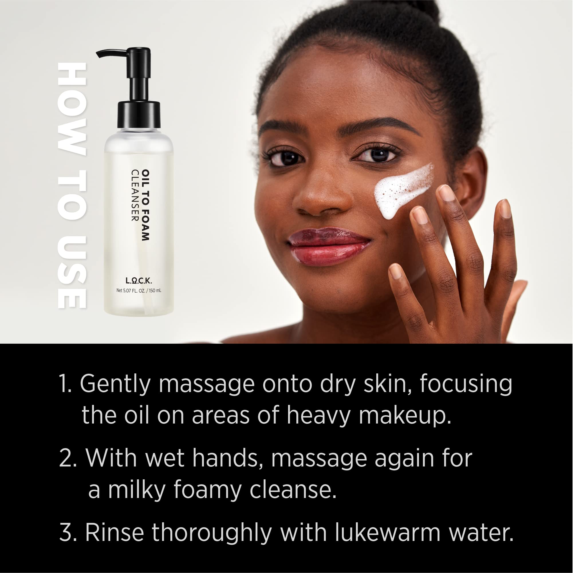 L.O.C.K. Oil To Foam Cleanser - L.O.C.K.