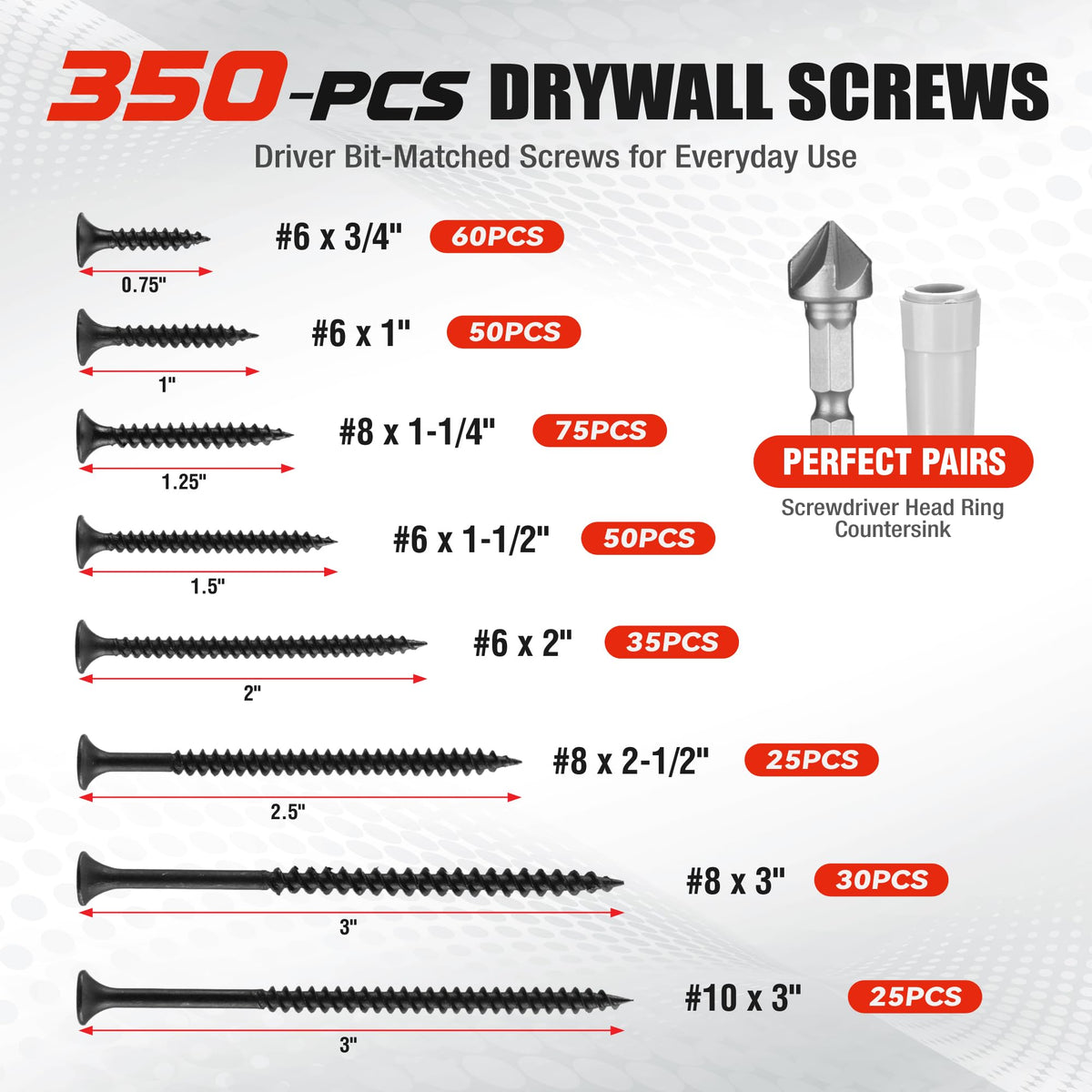 WORKPRO Drill Bit Set 455Pcs Drill Bits and Screwdriver Bit - WORKPRO Official Imagery - 7