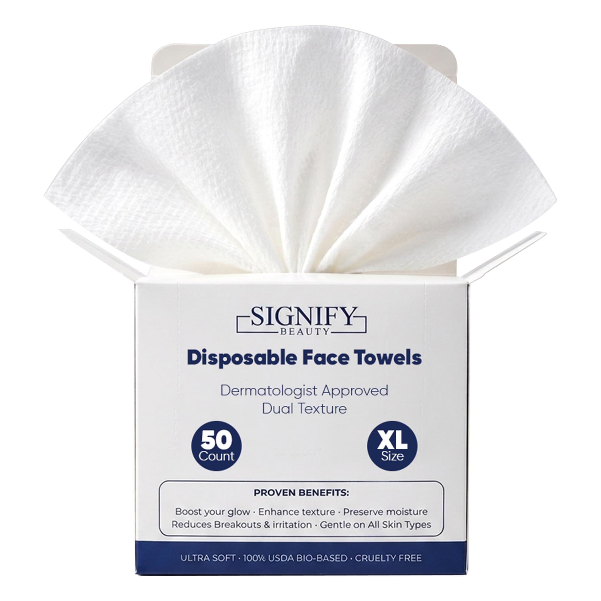 SkinCare Towels XL, Disposable Ultra Soft Face Towels, - SIGNIFY BEAUTY