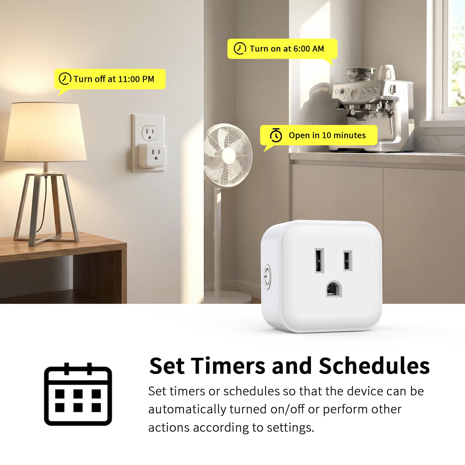 Smart Plug Mini Plug in Z Wave 800 Series Socket with Built - Minoston Official Imagery - 3