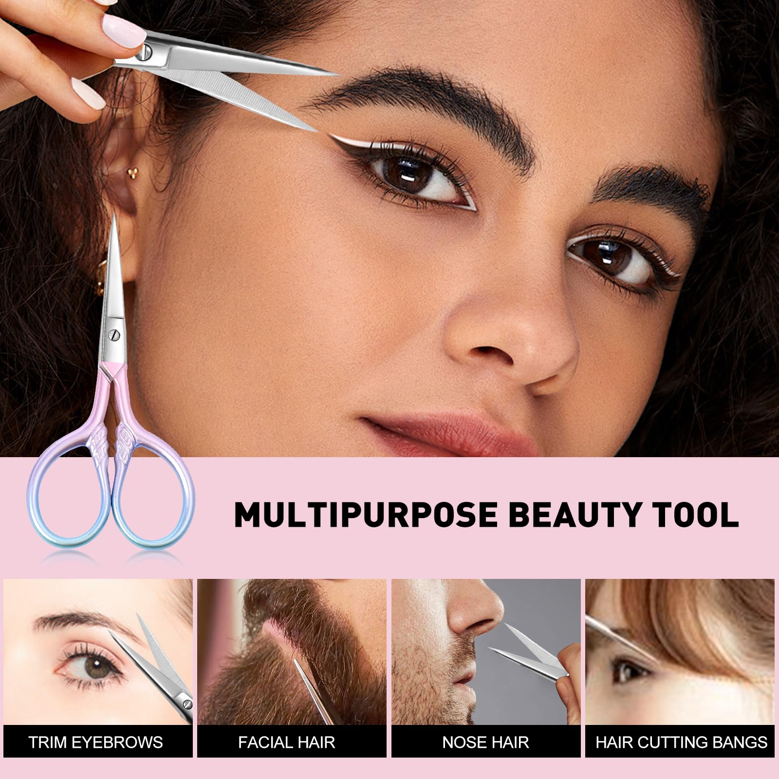 Stainless Steel Multipurpose Scissors Fine Straight Head - Lobodt Official Product Imagery - 4