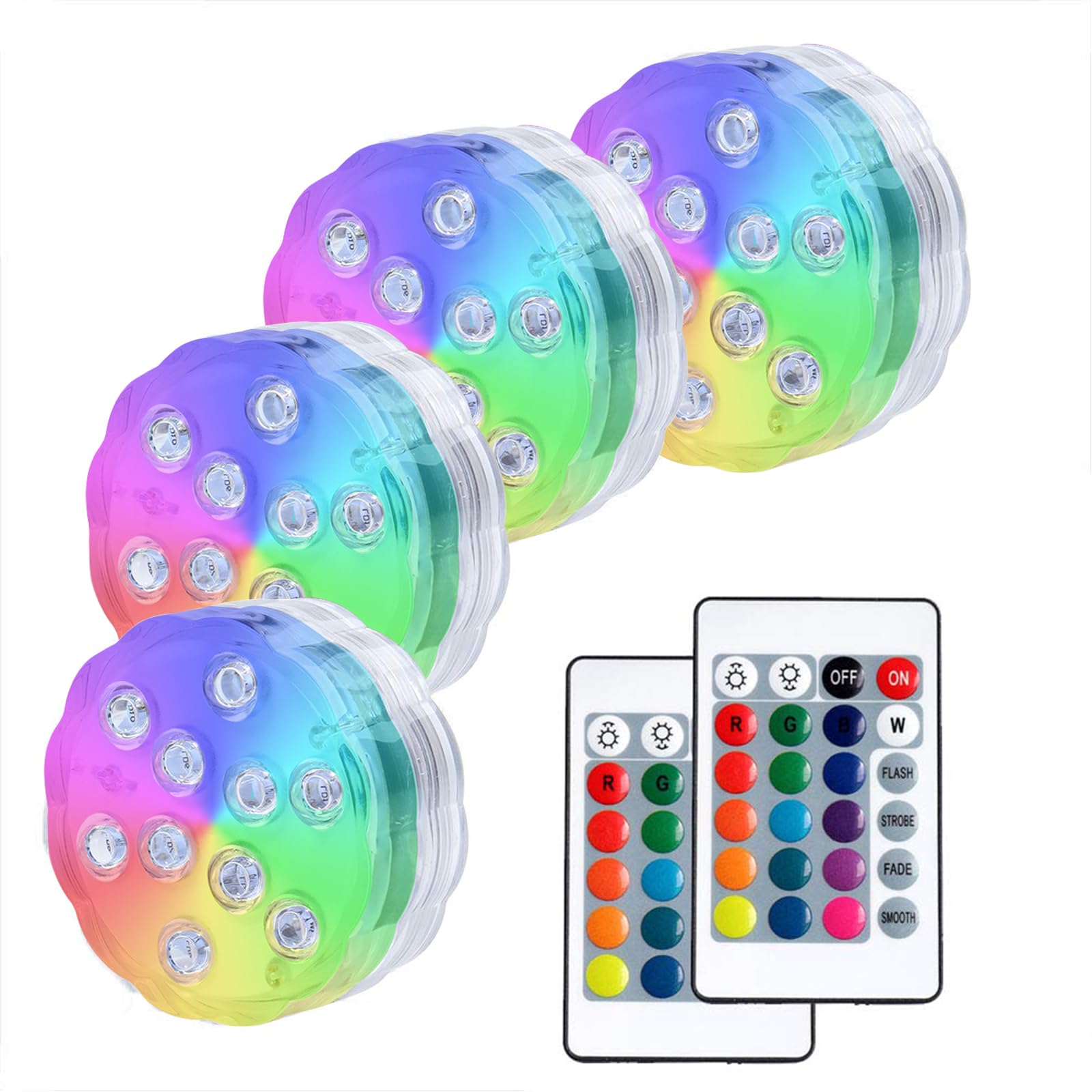 AquaMiracle Submersible LED Lights with Remote Waterproof Battery - AquaMiracle Official Product View 8