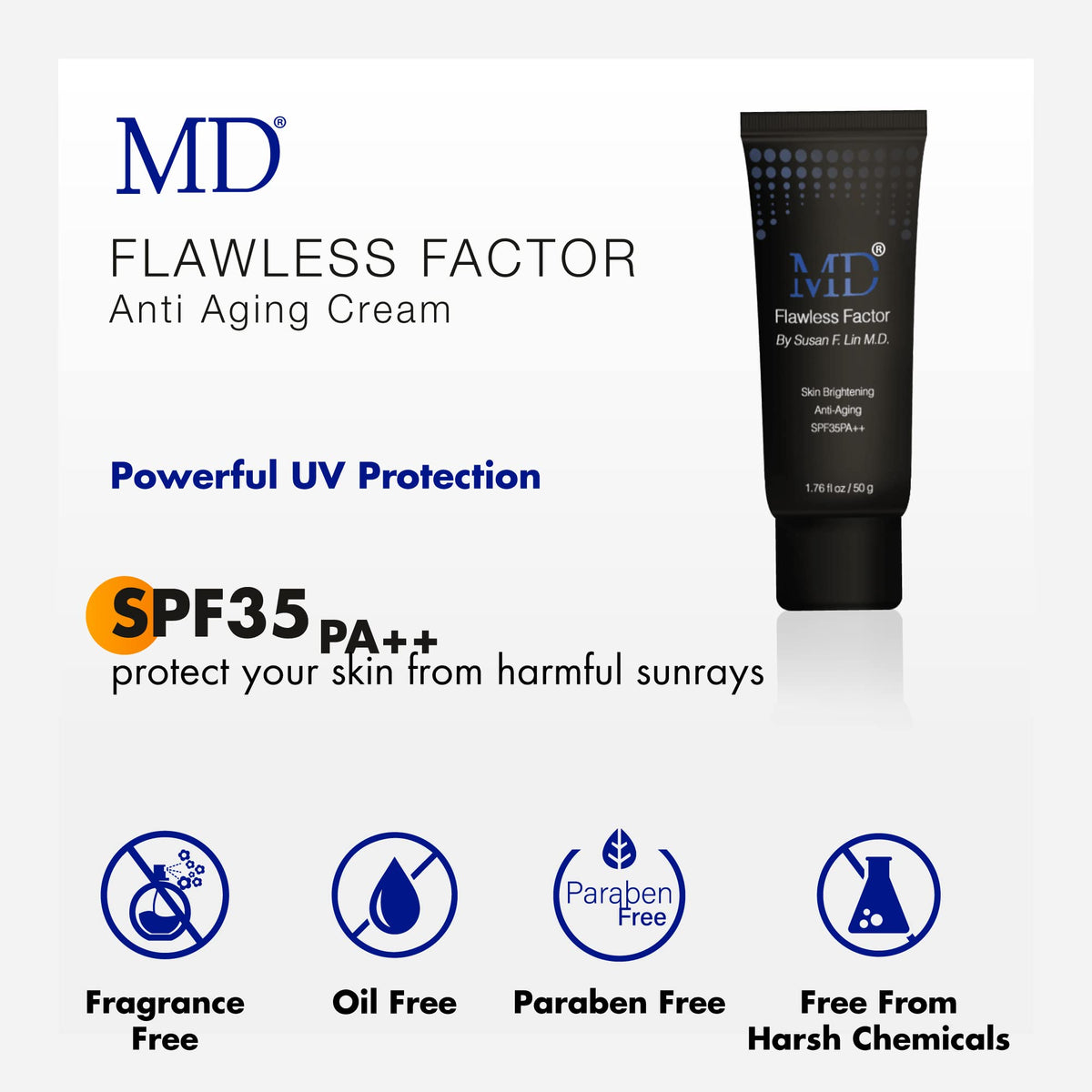MD Flawless Factor BB Cream Sunscreen for Camera Ready Skin - MD Official Imagery - 8