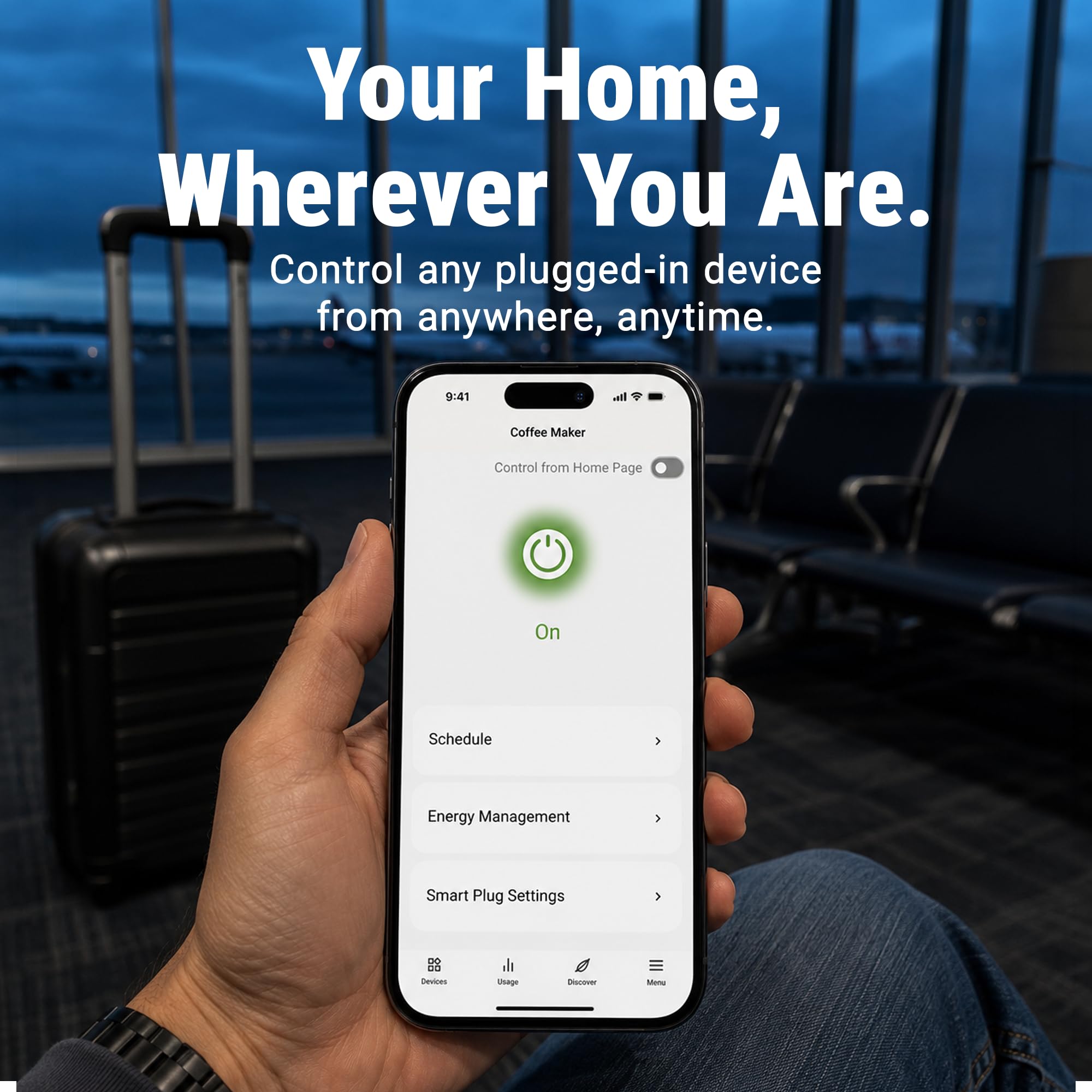 Emporia Energy Monitoring Smart Plug WiFi Smart Outlet Plug - EMPORIA Official Imagery - 5