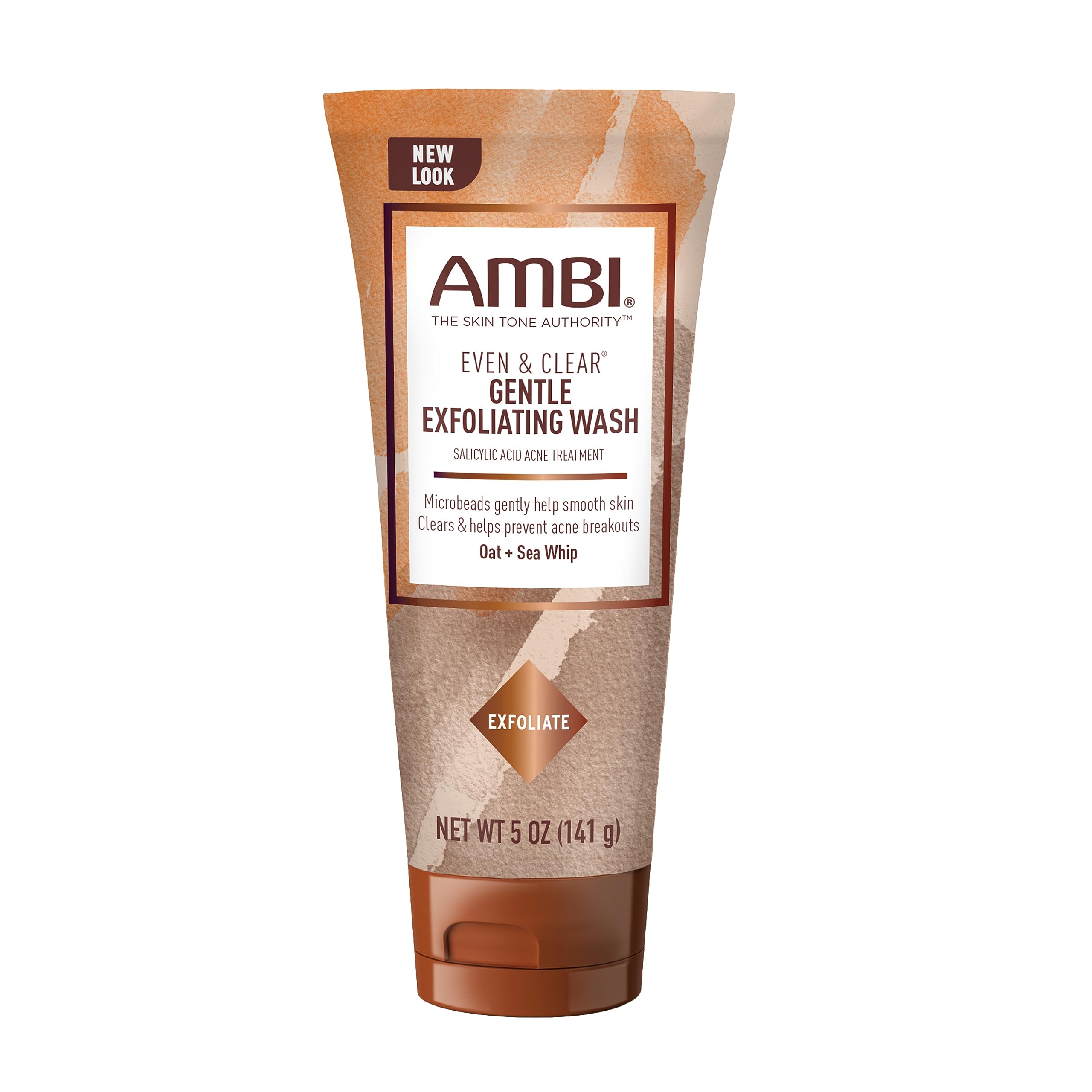 Ambi Even &amp; Clear Gentle Exfoliating Wash with Oat and Sea - Ambi
