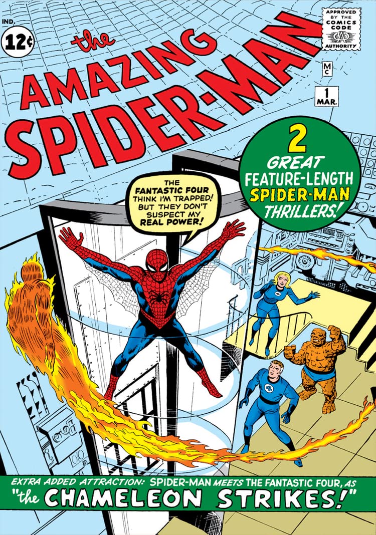 Spider-Man 100 Collectible Comic Book Cover Postcards