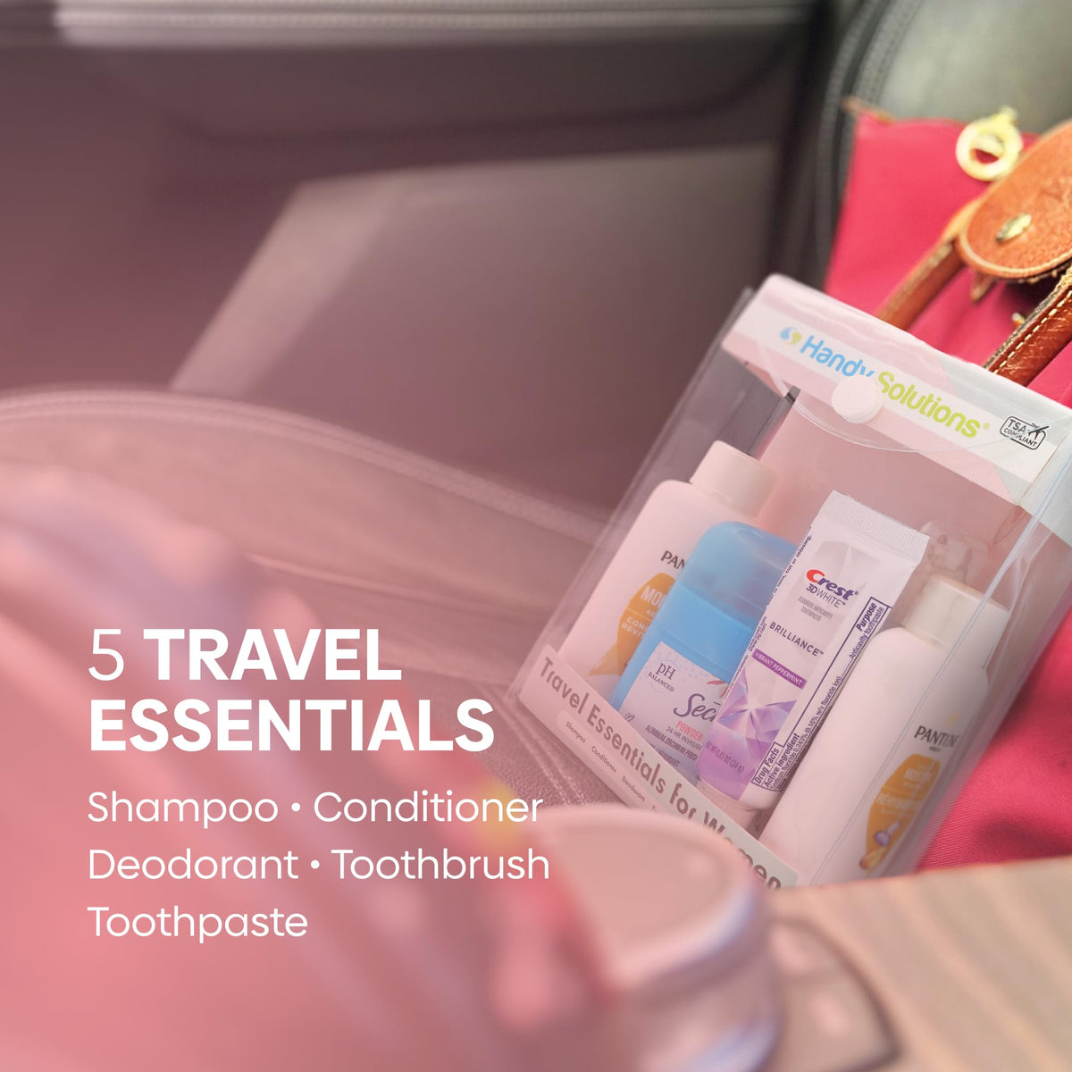 Handy Solutions Women s 6 Piece Travel Essentials Overnight - Handy Solutions Official Imagery - 5