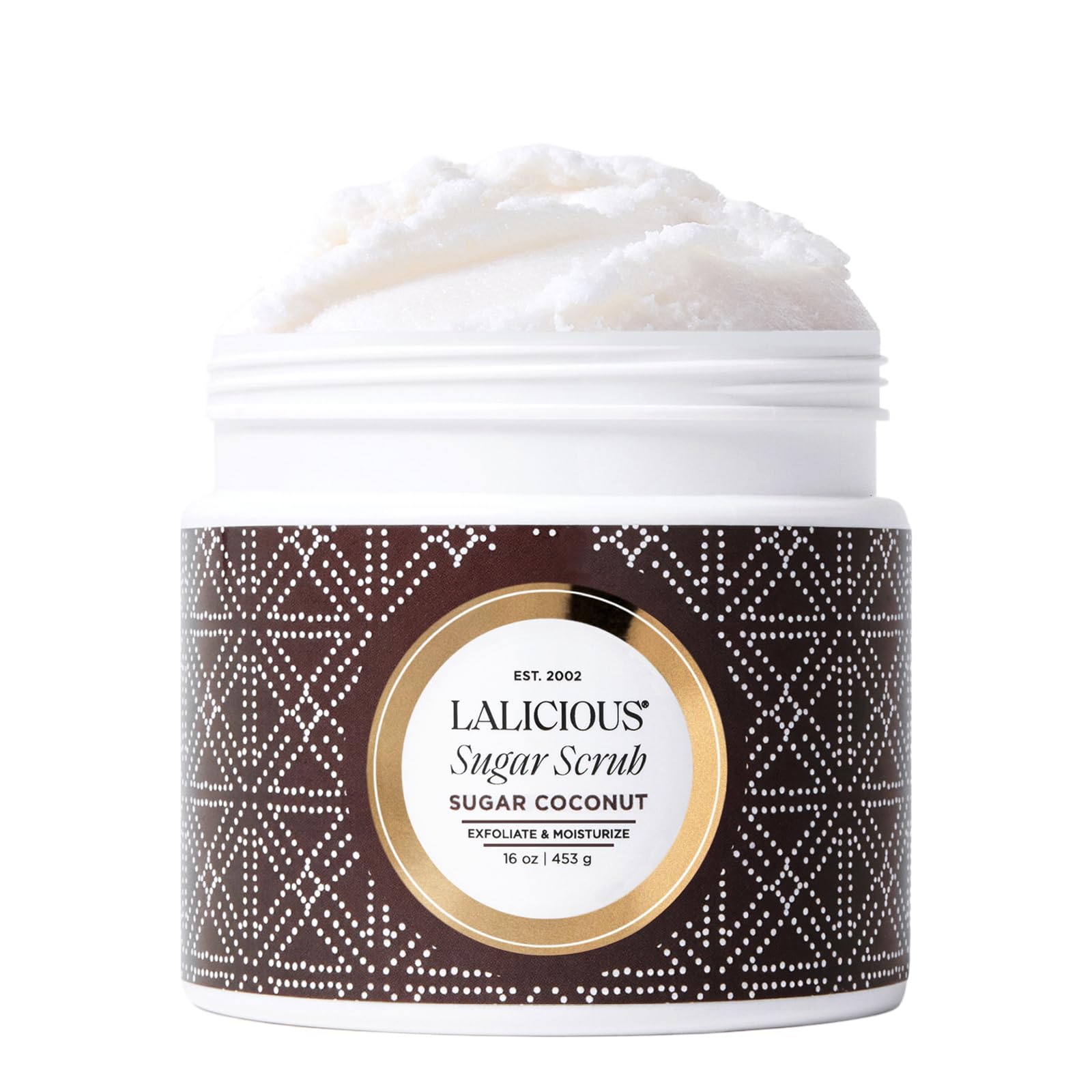 LALICIOUS Sugar Coconut Exfoliating & Moisturizing Body Scrub - Sugar & Coconut - LALICIOUS Official Product View 2