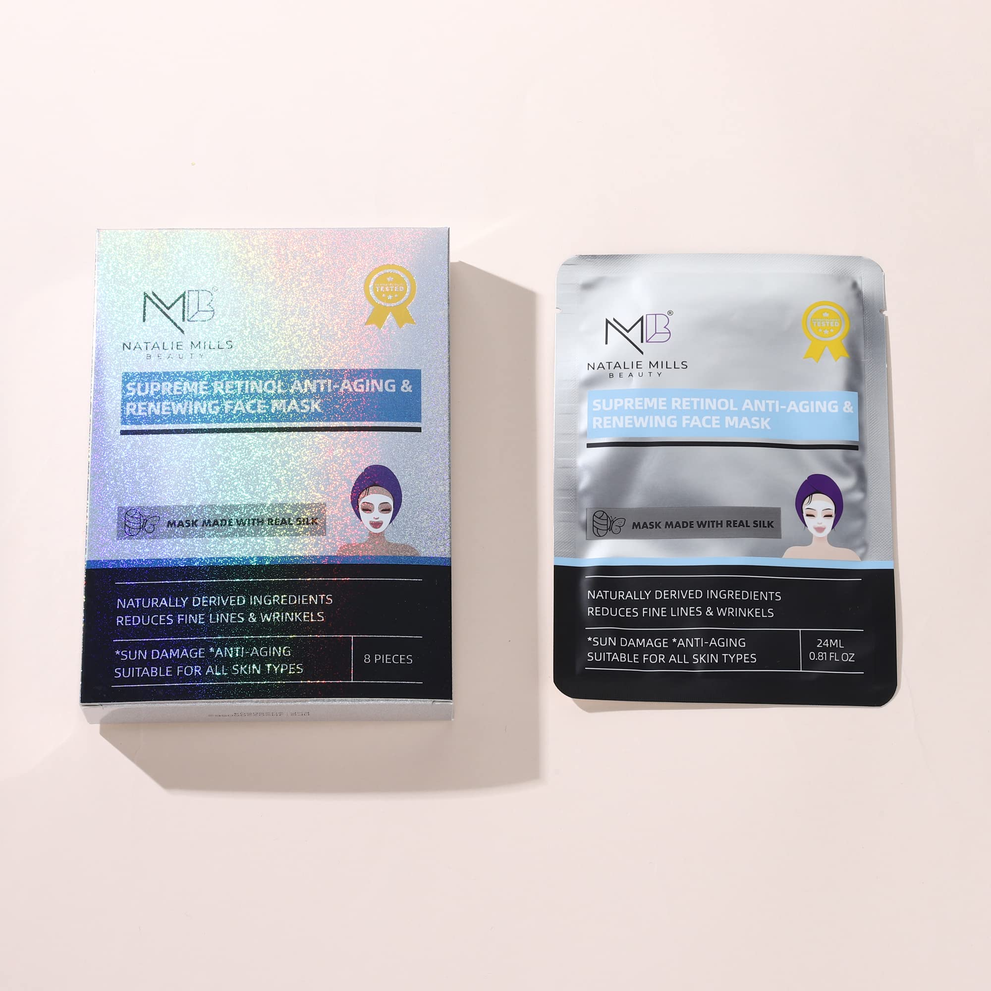 Supreme Retinol, Collagen &amp; Vitamin C Anti-Aging SILK Face - Natalie Mills
