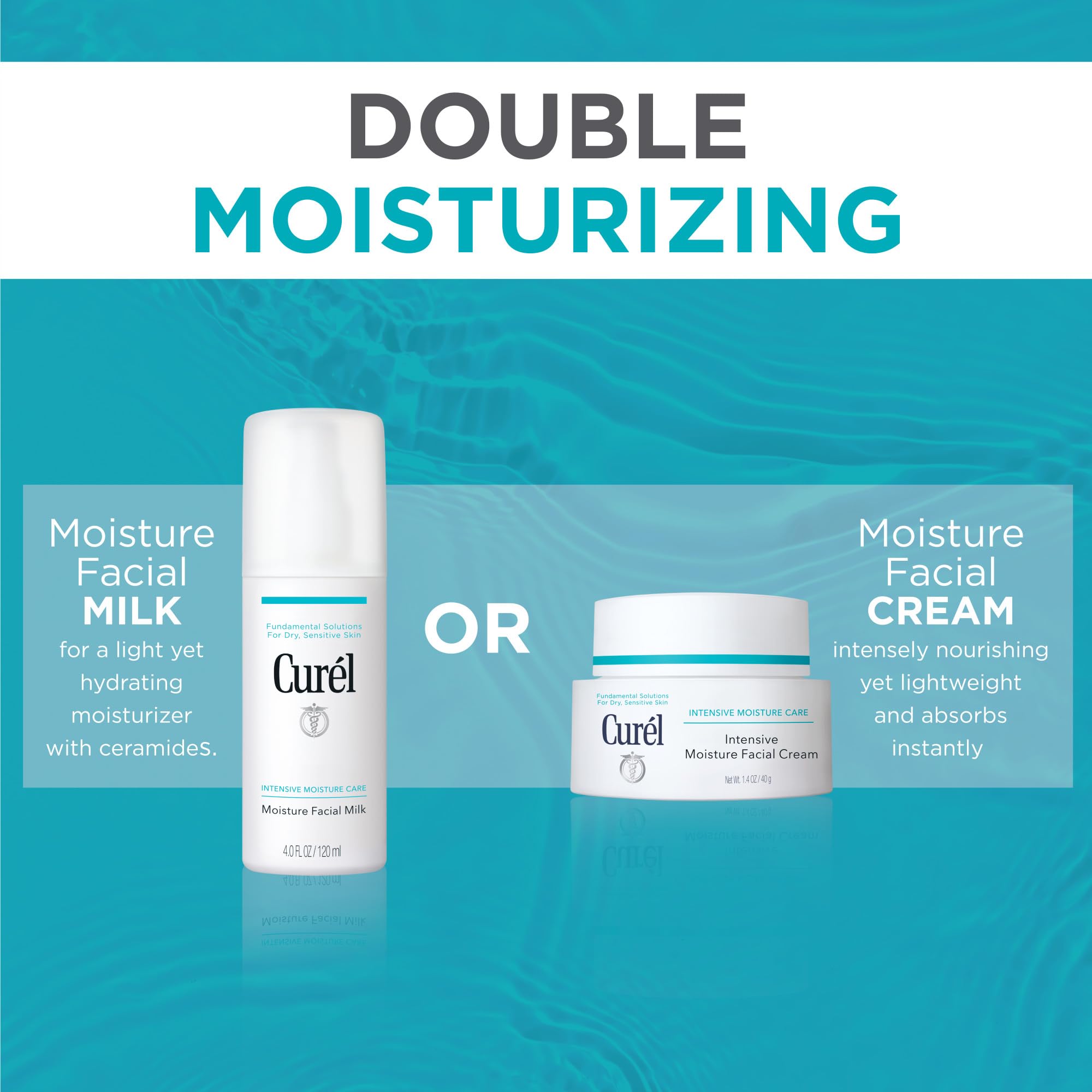 Curel Japanese Skin Care Moisture Facial Milk, Face Moisturizer, - Curel