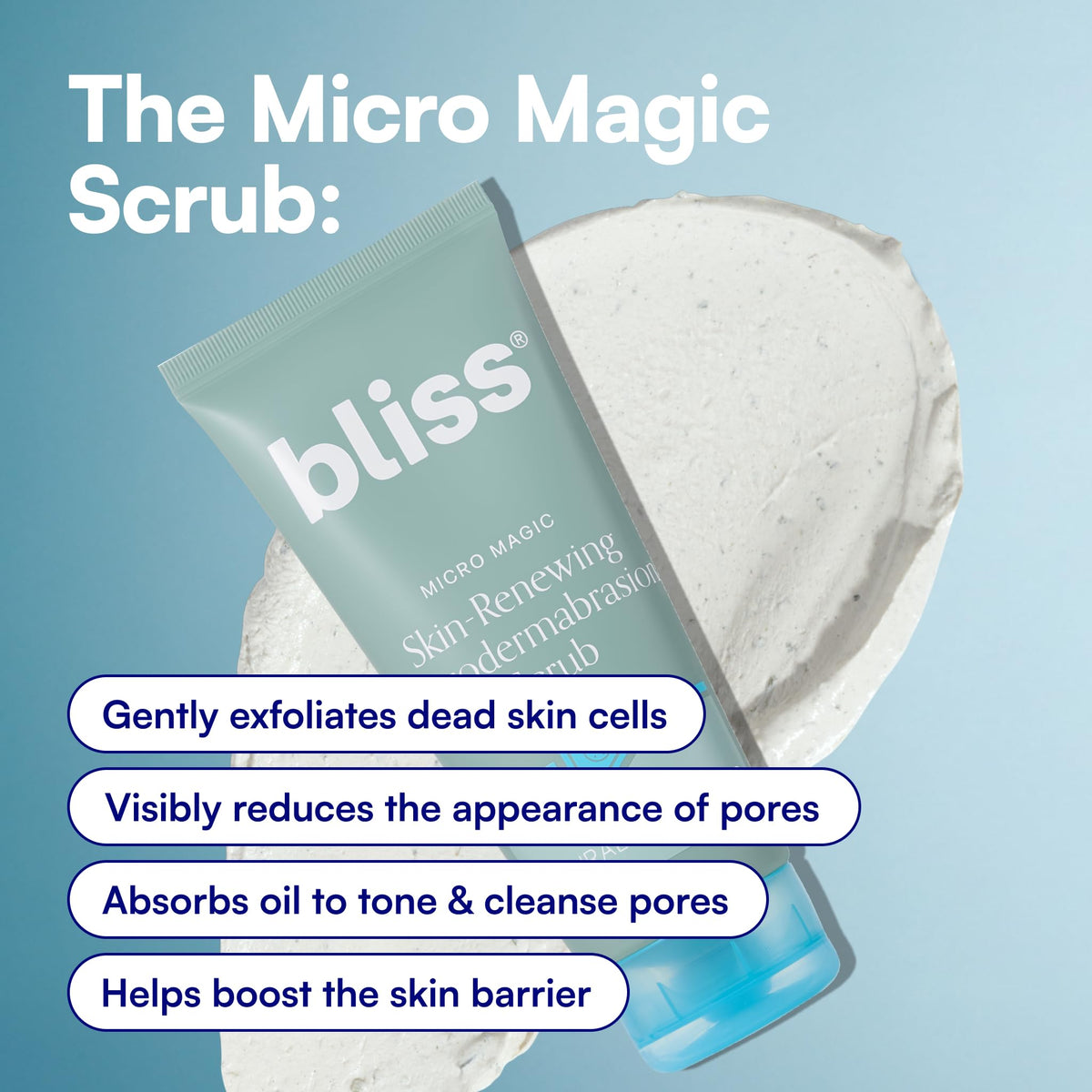 Bliss Micro Magic Microdermabrasion Face Scrub - Premium Selection Official Imagery - 3