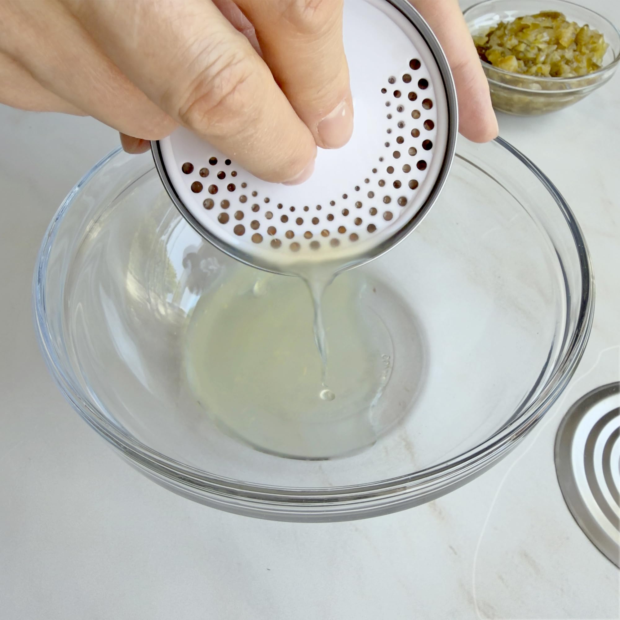 R&M Can Strainer – Plastic Food Strainer for Cans, Fine Mesh Drain for - View 5