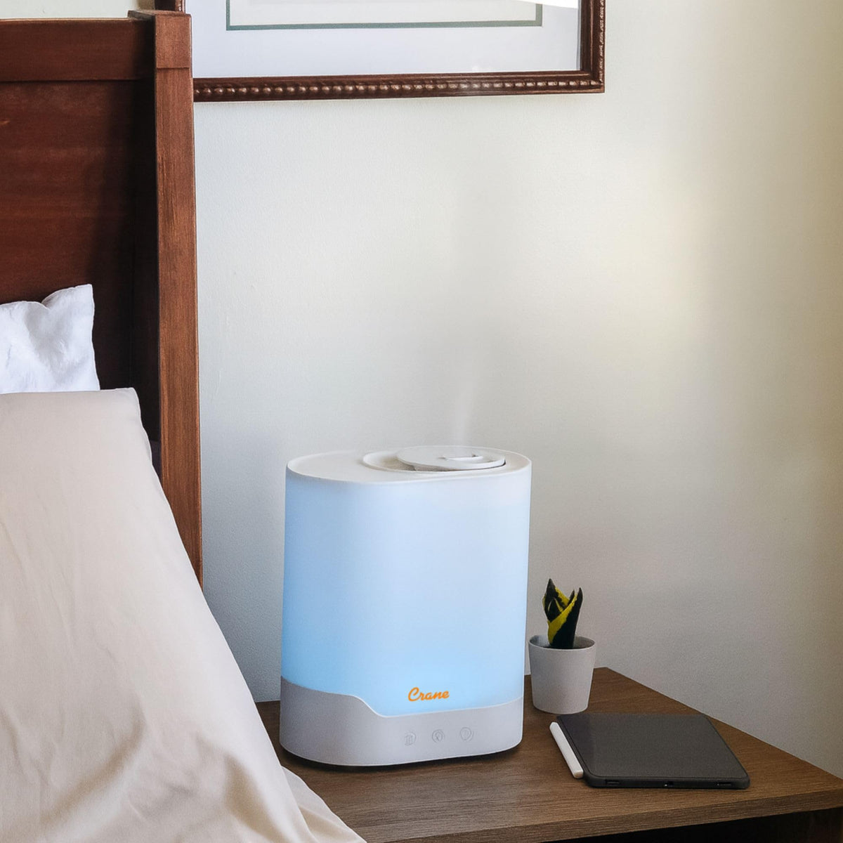 Crane 0 7 Gallon Top Fill Cool Mist Humidifier and Aroma - Crane Official Imagery - 6