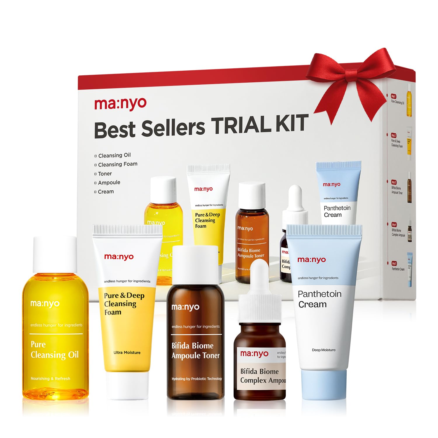 MANYO Best Sellers Kit, Korean Skin Care Set & Trial Gift Set - ma:nyo Official Product View 2
