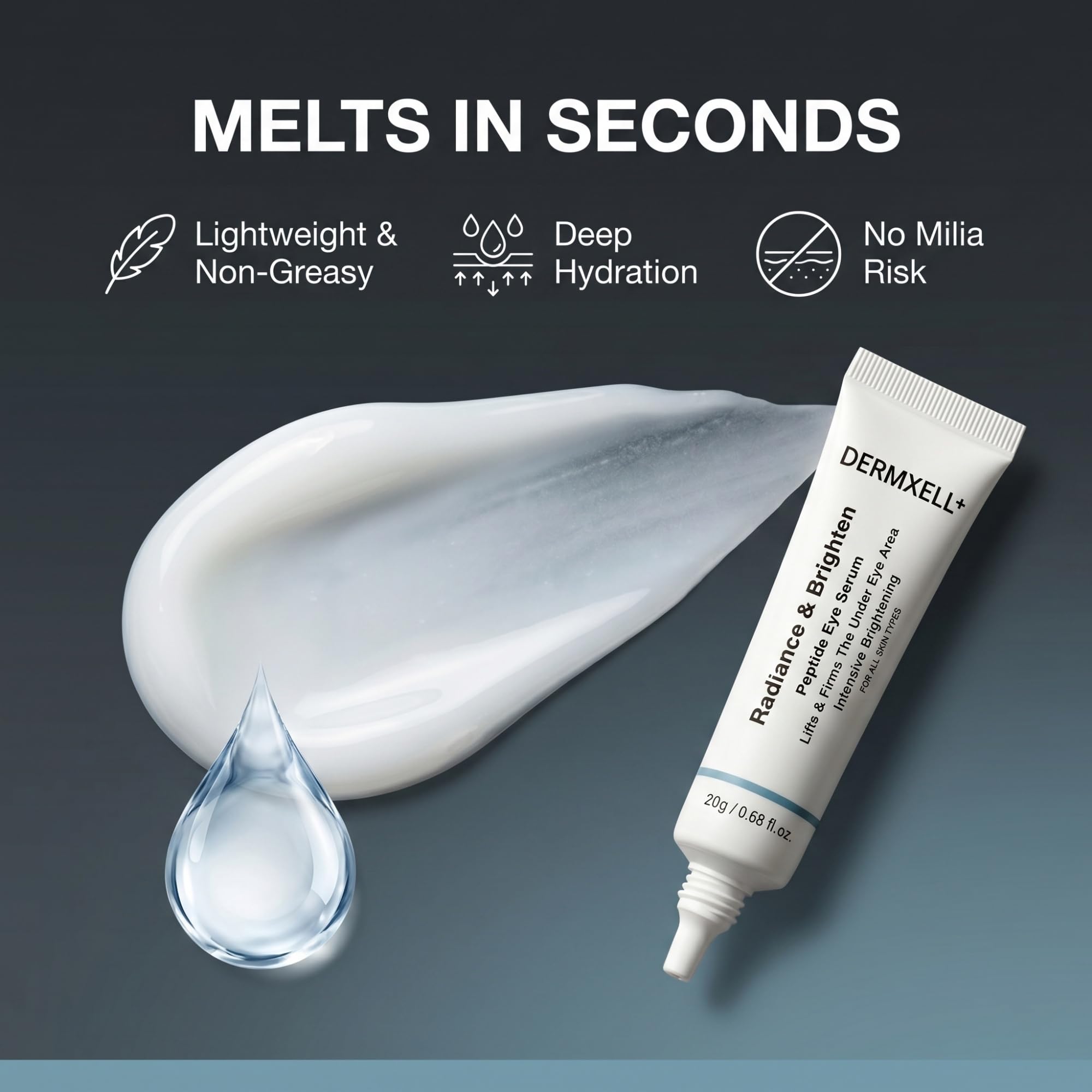 DERMXELL Lift Brighten Peptide Eye Serum Instant Firming - DERMXELL+ Official Imagery - 4