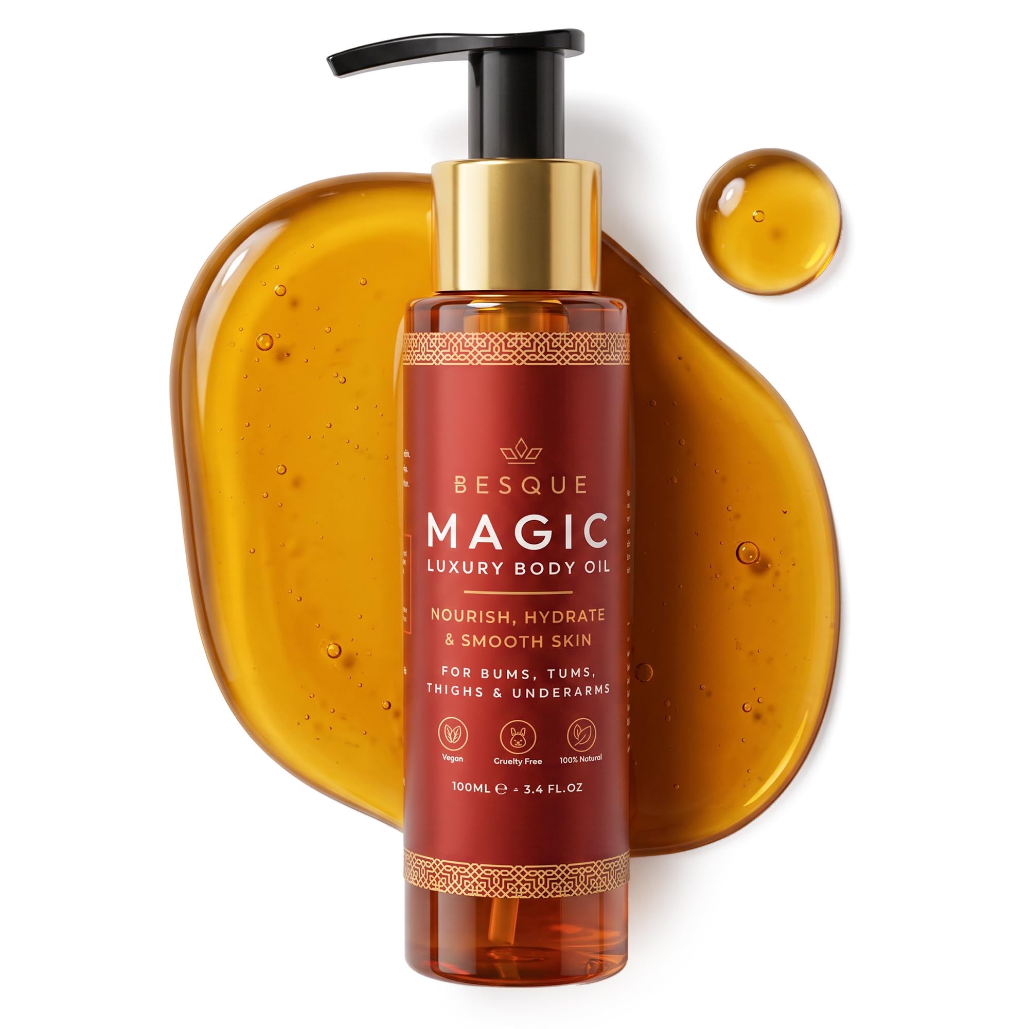Besque Original Magic Body Oil - Besque Official Product Imagery - 2
