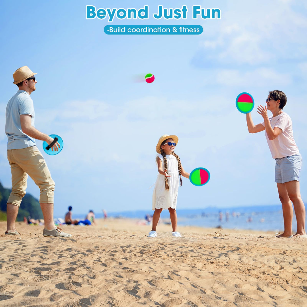 Toss and Catch Ball Set Boys Toys Outdoor Toys Yard Games - Ayeboovi Official Imagery - 5