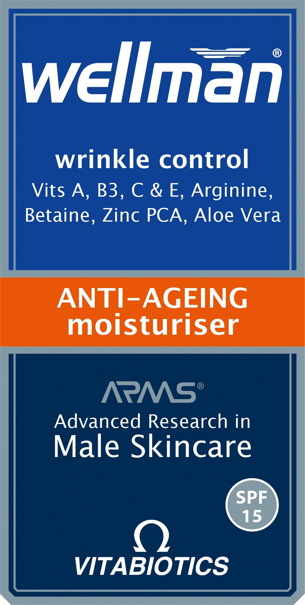 Wellman by Vitabiotics Anti Ageing Moisturiser 50ml - Wellman Tablets Official Imagery - 3