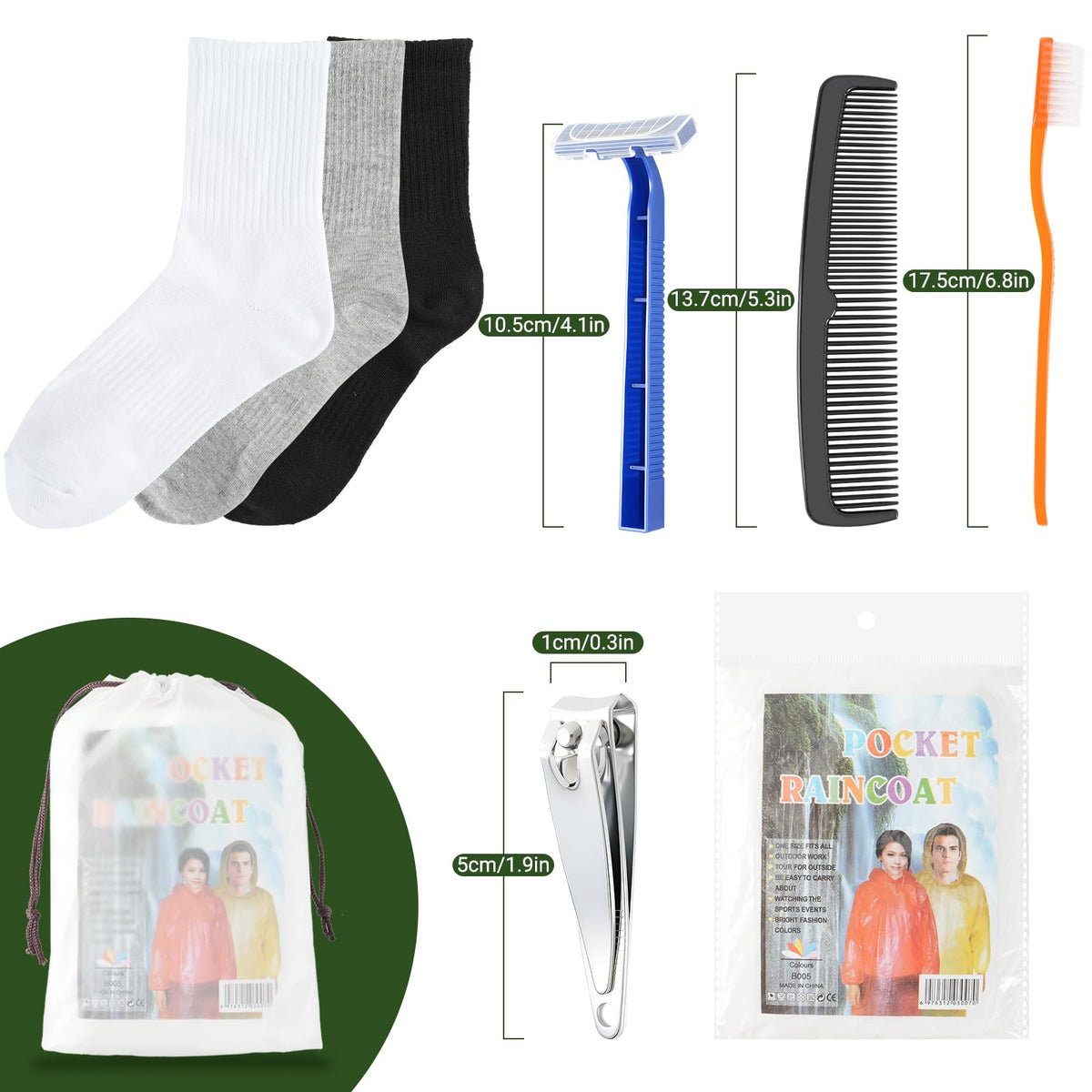 84 Pcs Homeless Care Package Supplies Bulk Hygiene Kits with - linastu Official Imagery - 4