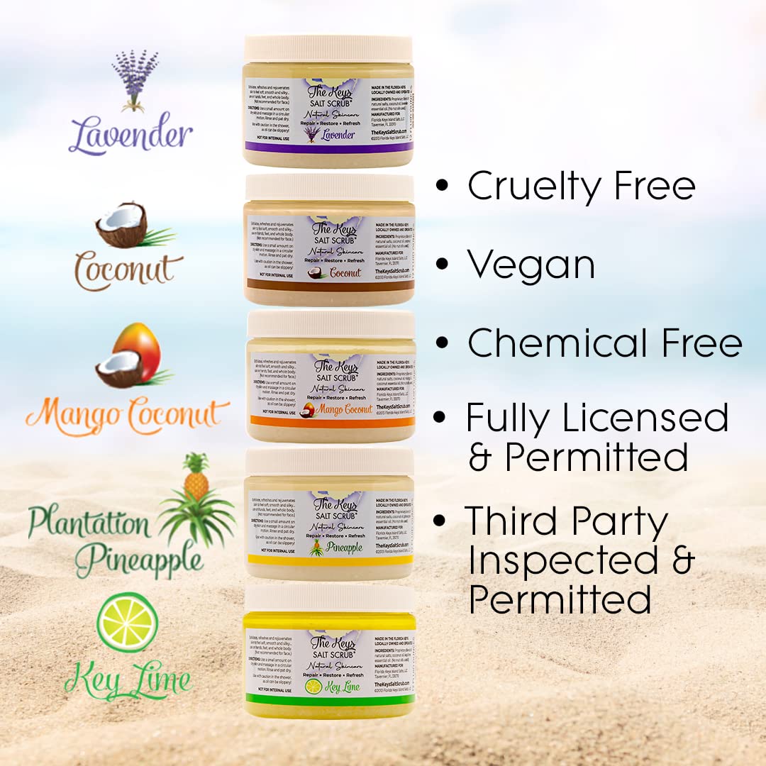 The Keys Salt Scrub - Sea Salt Scrub Exfoliating Body Scrub - The Keys Salt Scrub Official Product View 9