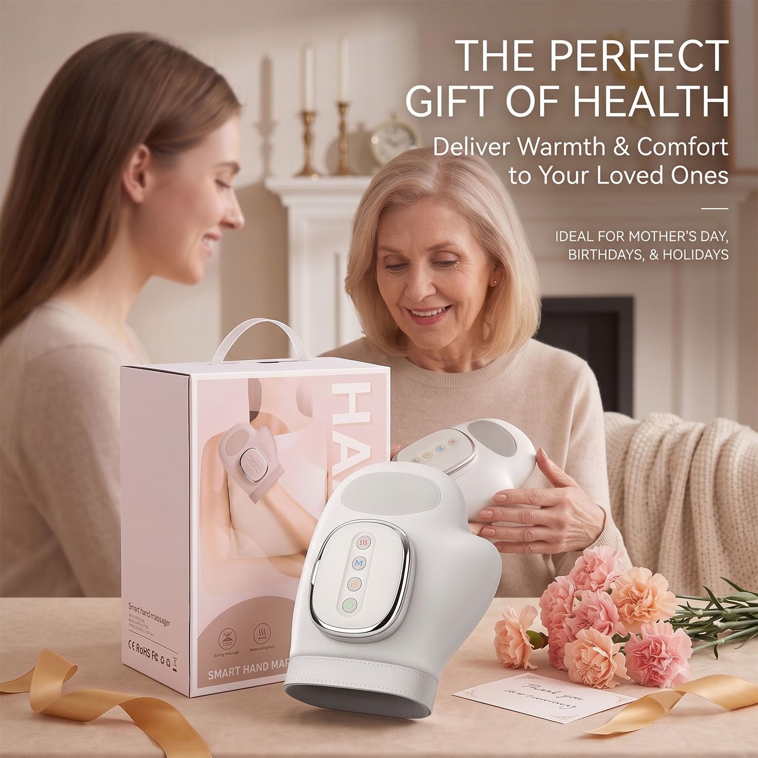 CARYWON CARYOWN Cordless Hand Massager with Heat and Compression - CARYWON Official Product View 8