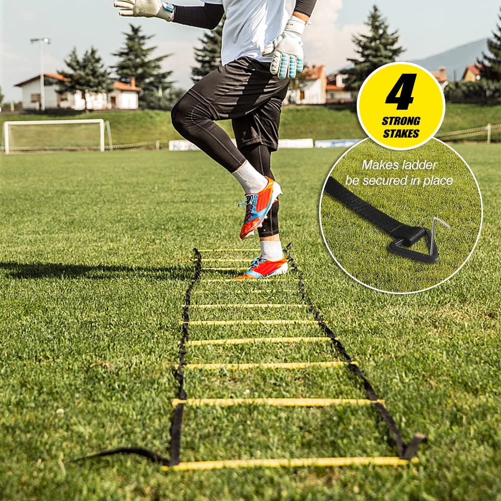 Ejoyous agilitys Ladder Speed Training Equipment Set - Ejoyous Official Imagery - 4