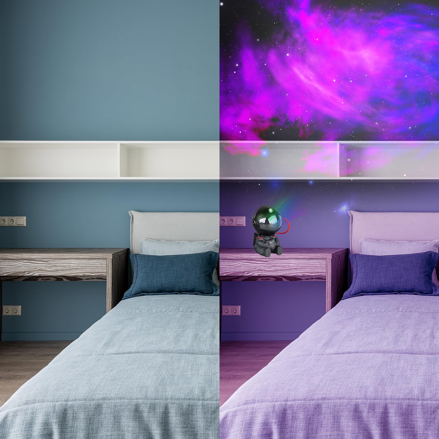 YXQUA Astronaut Galaxy Star Projector, Night Light for Kids, Orig by YXQUA - Angle View 7