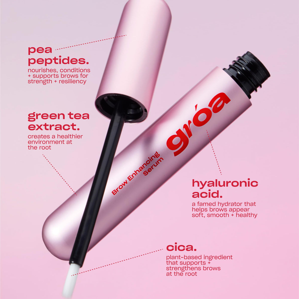 GR A Eyebrow Enhancing Serum Grow thicker and Healthier - gróa Official Imagery - 7