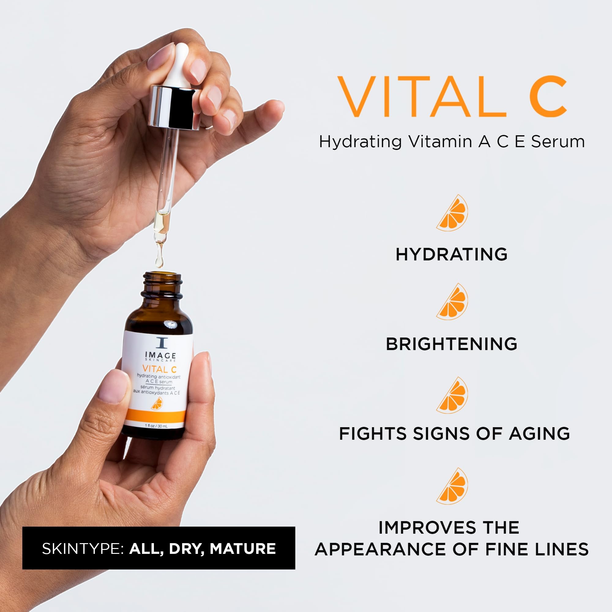 IMAGE Skincare VITAL C Hydrating Vitamin A C E Serum - IMAGE Skincare Official Imagery - 3