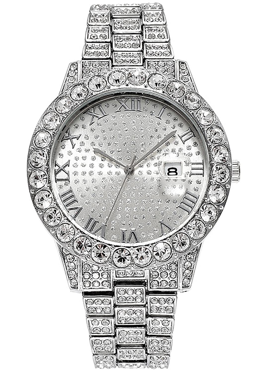 ADSBIAOYE Unisex Luxury Diamond Watch Fashion Large dial - ADSBIAOYE Official Imagery - 7