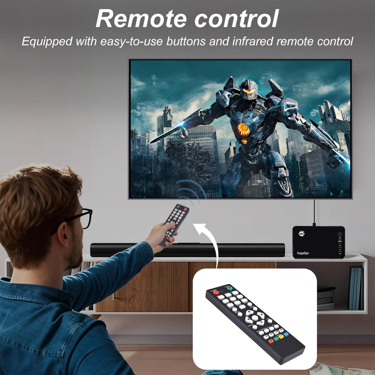 HDMI Media Player 4K Ultra HD Digital Media Player USB SD - FxyxGyc Official Imagery - 8