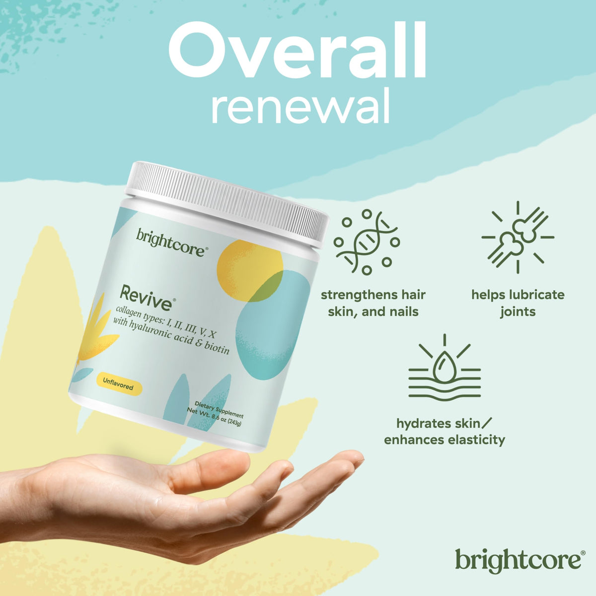 Revive Multi Collagen Protein Powder with Vitamin C - Brightcore Official Imagery - 7