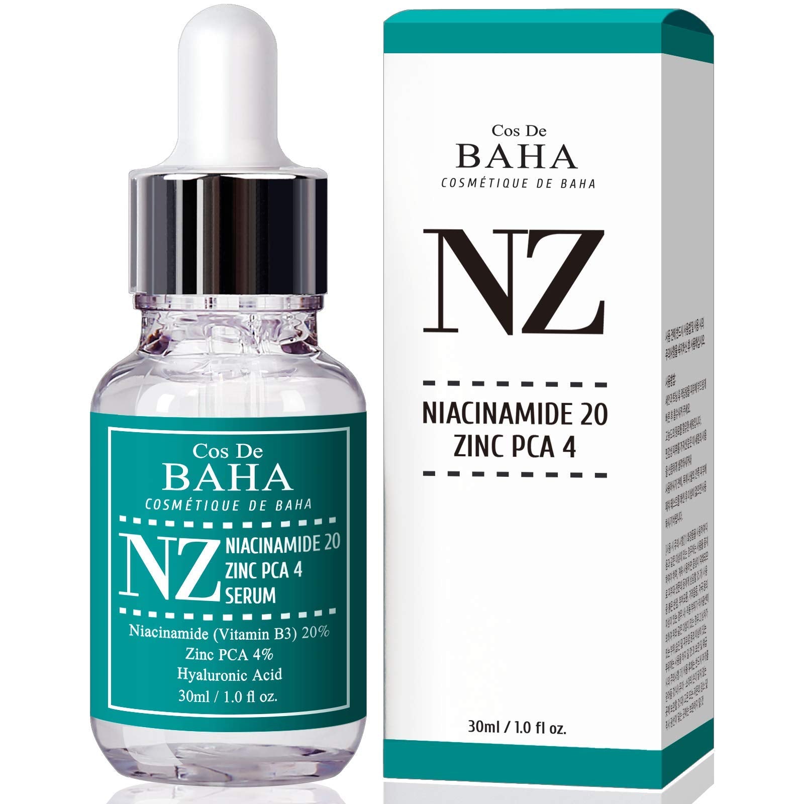 Cos De BAHA Niacinamide 20% + Zinc PCA 4% Serum 1 Fl Oz - Pore - Product Imagery