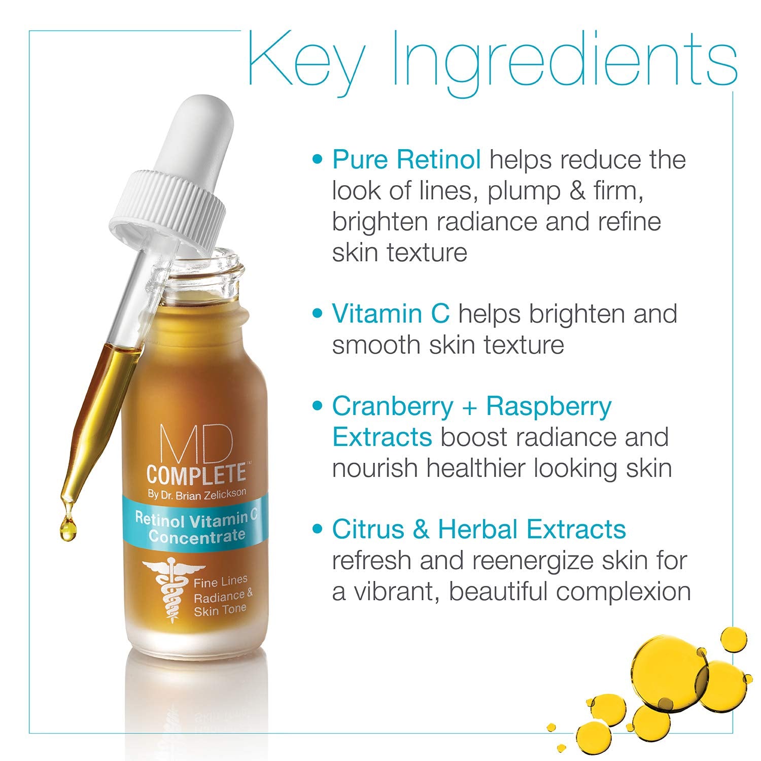 MD Complete by Dr. Brian Zelickson MD Complete Retinol Vitamin C Concentrate - MD Complete by Dr. Brian Zelickson Official Product View 4