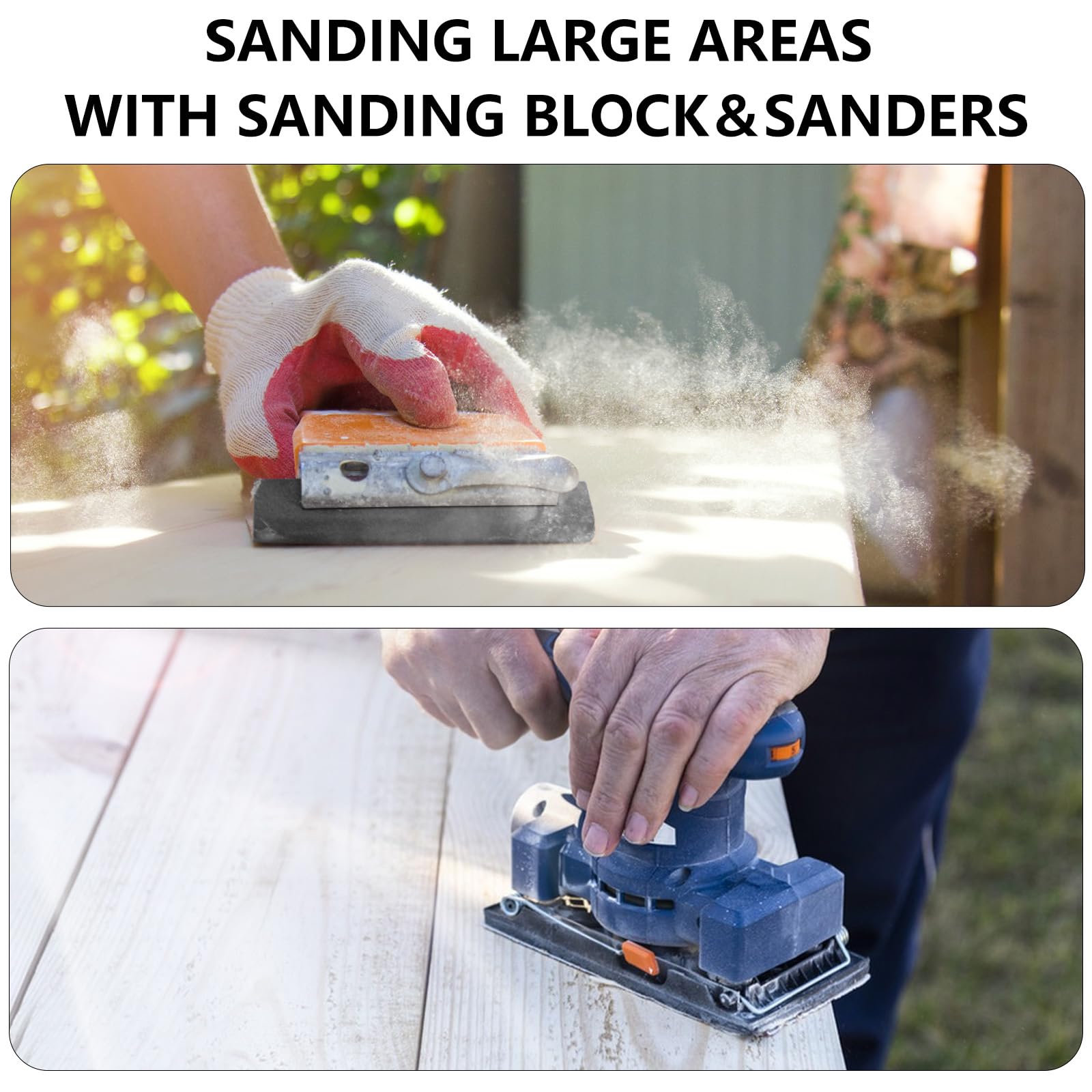 Shineboc Sandpaper 100 Grit, Wet Dry Sand Paper 9 x 3.6 Inch - Shineboc Official Product View 7
