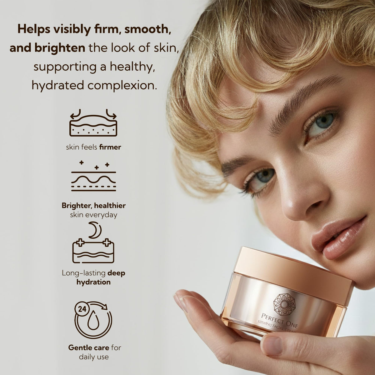 PERFECT ONE Firming Face Cream Anti Aging Collagen - PERFECT ONE Official Imagery - 4